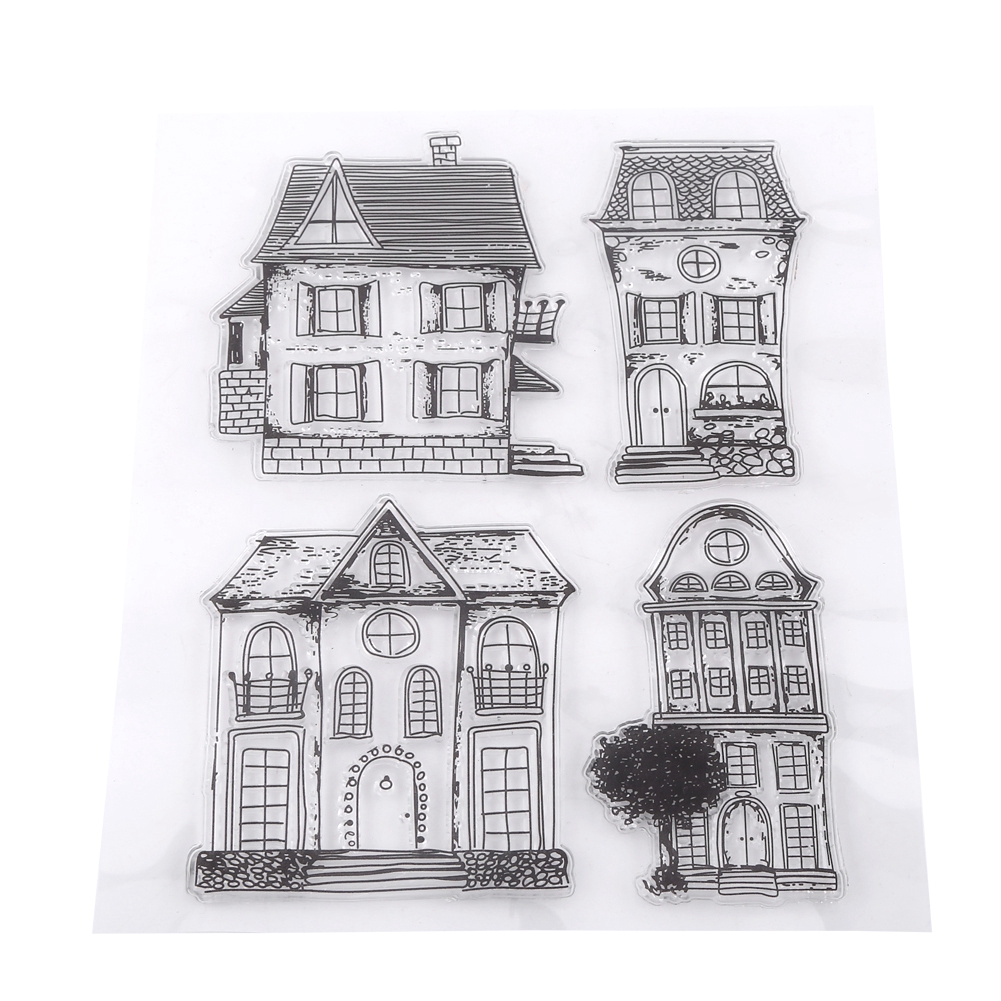 Transparenter Gummistempel Für Scrapbooking – Hausmotiv