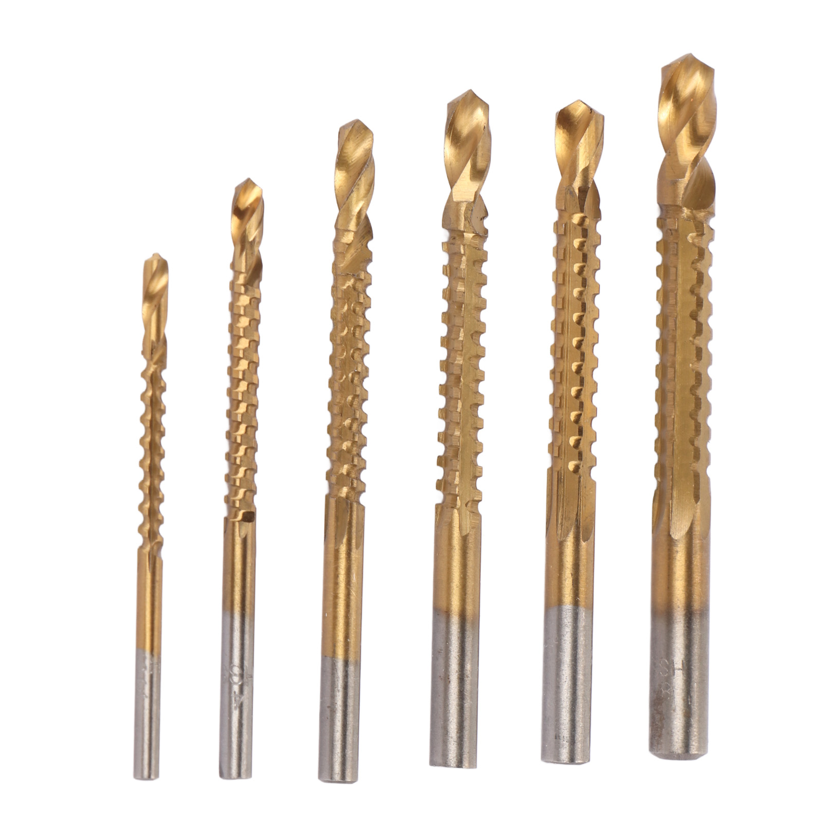 Hss-spiralzahnbohrer 3-8 Mm Für Holz, Metall, Kunststoff - 6er-set