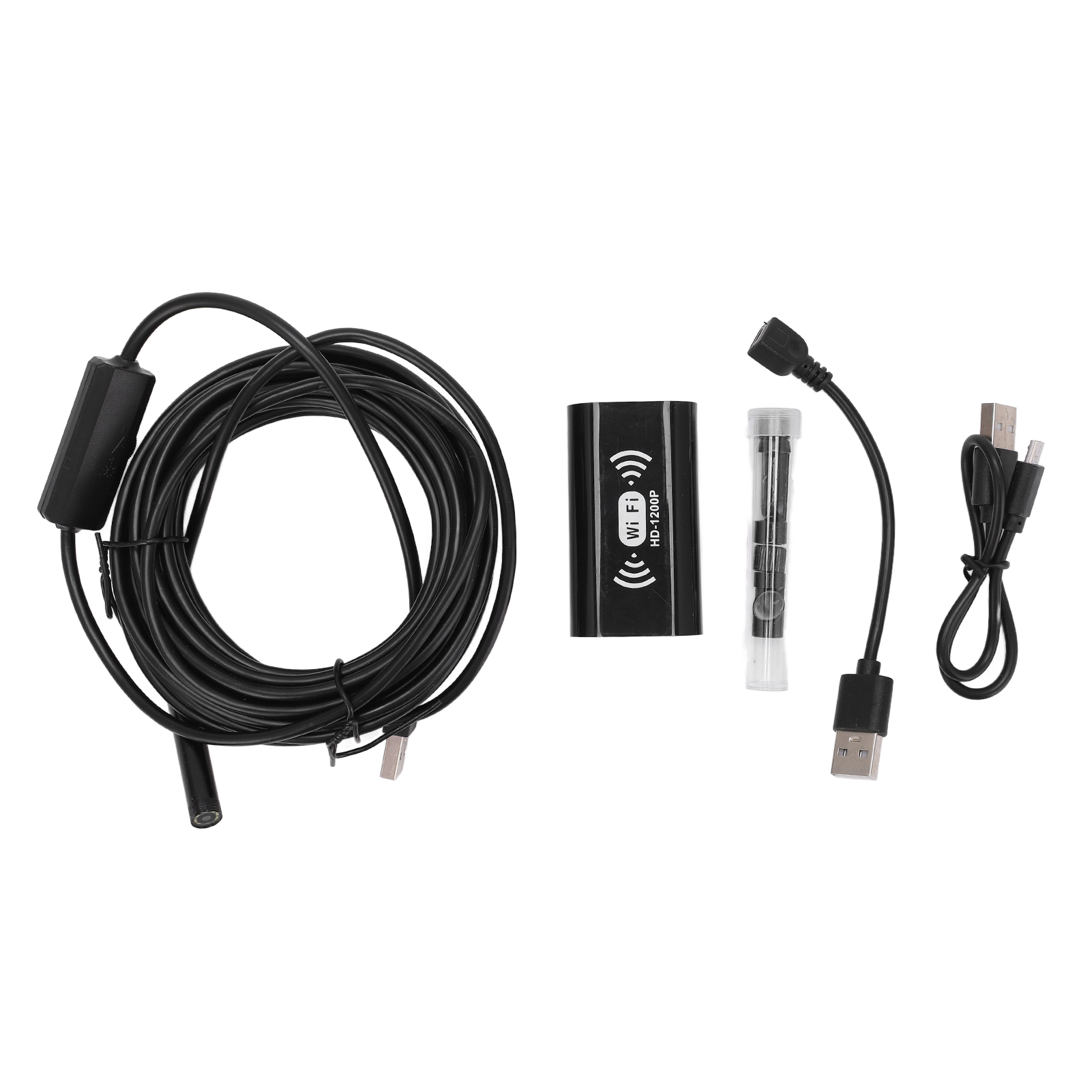 Industrielles Endoskop F130 8mm Starr Wifi, Hd Wasserdicht Für Smartphone Und Computer, Länge 10m (32,8ft)