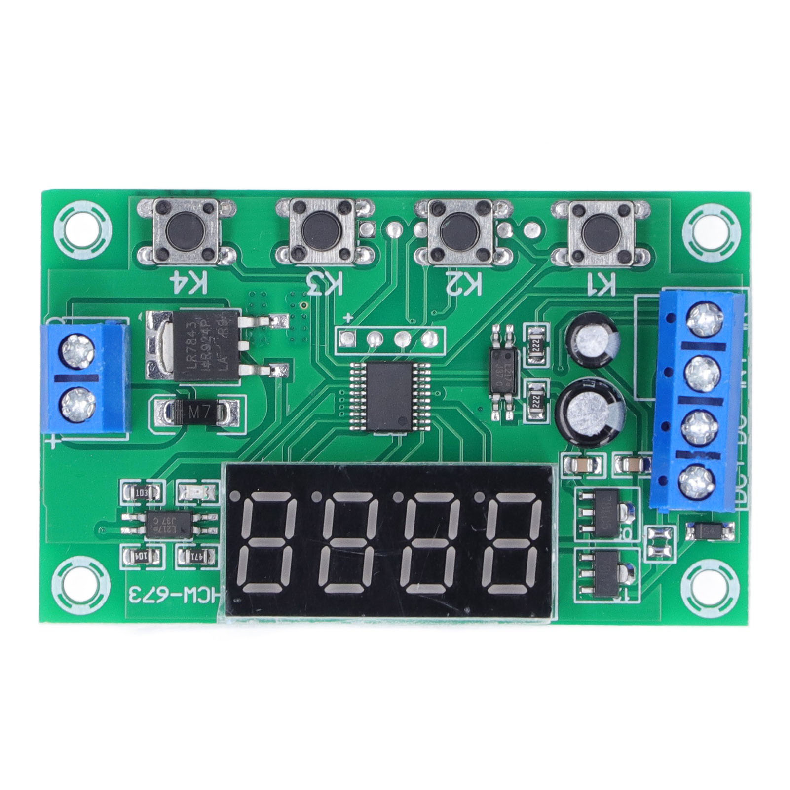Einzelzyklus-trigger-timer-schaltungsplatine, Steuermodul, Relais 7–24 V Mit Mos-transistor