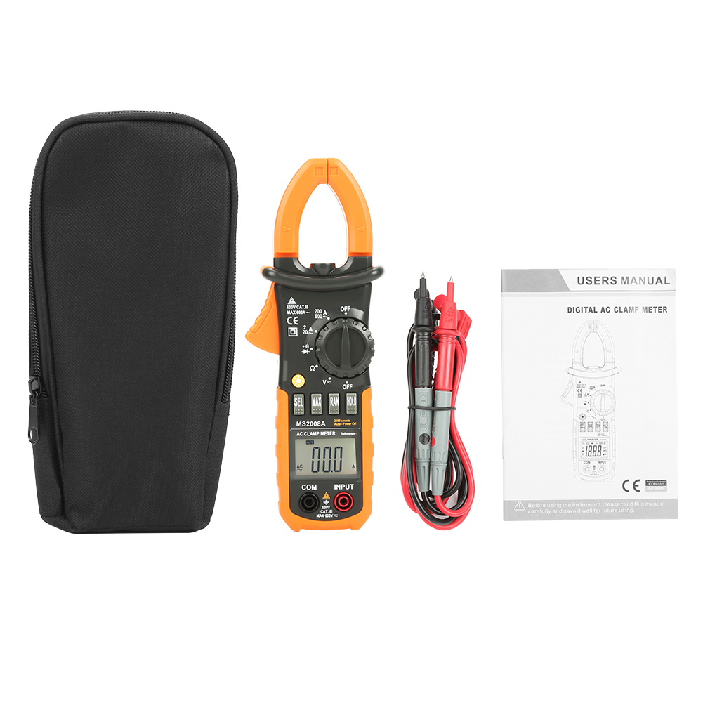 Peakmeter Pm2008a Ac/dc-zangenmultimeter Für Spannungsmessung Und Diagnose