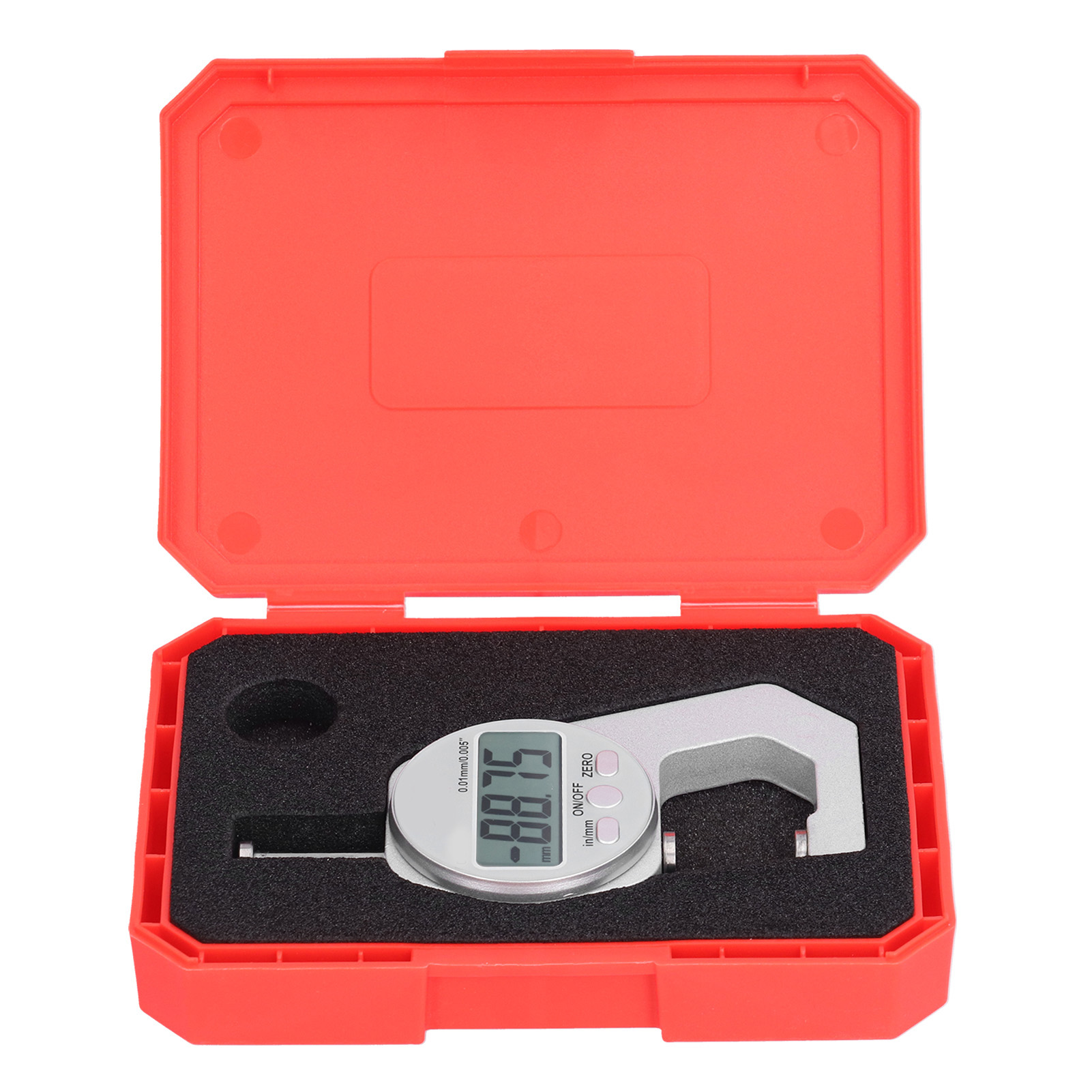 Digitales Dickenmessgerät Mit Lcd-display (0–20 Mm), Präzise, Robust Und Energieeffizient
