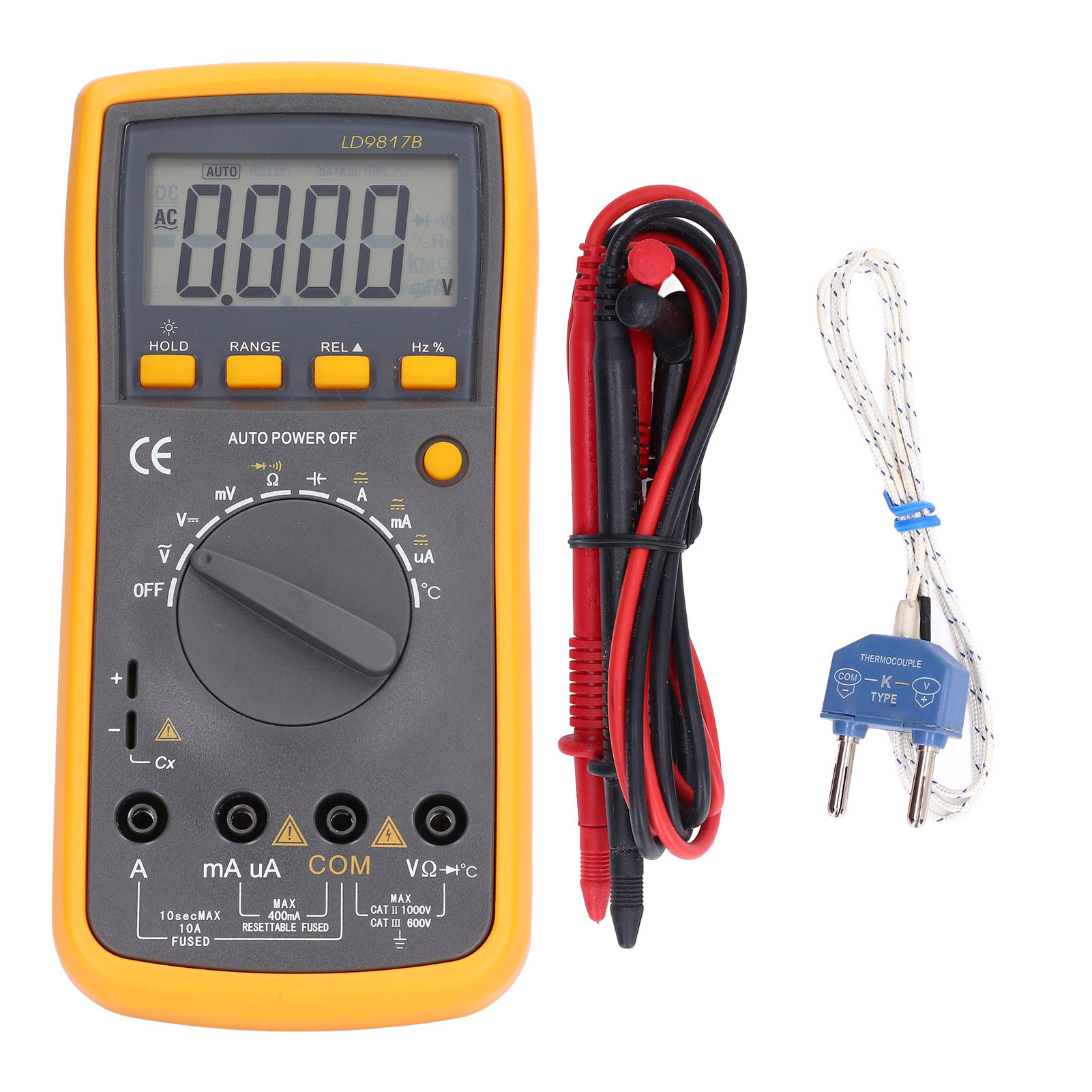 Ld9817b Hochpräzises Digitalmultimeter Zur Messung Von Spannung, Strom Und Temperatur