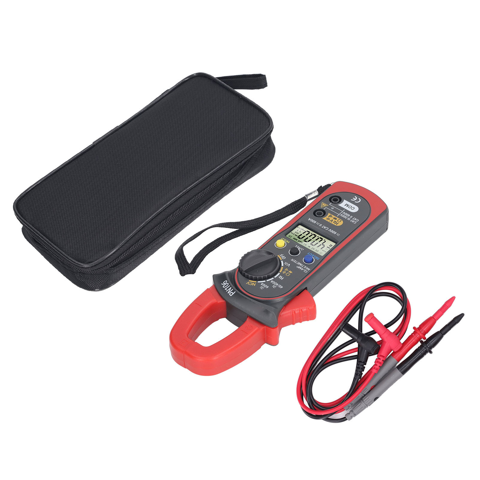 Hochpräzises Digitales Zangenmultimeter Zur Strom- Und Spannungsmessung 40 A–600 A Mit Lcd-anzeige