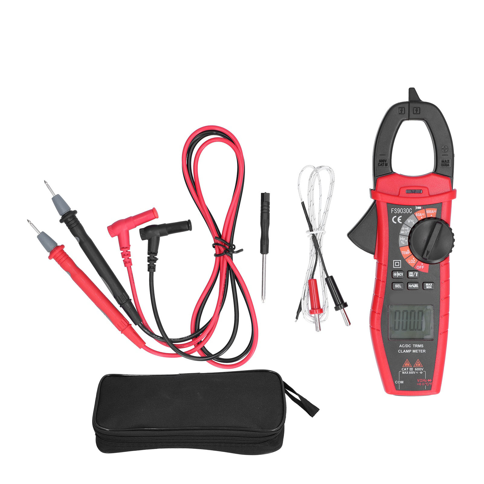 Fs9030c Digitalmultimeter Mit Led-zangenmessgerät, Hochpräziser Intelligenter Spannungs- Und Strommesser