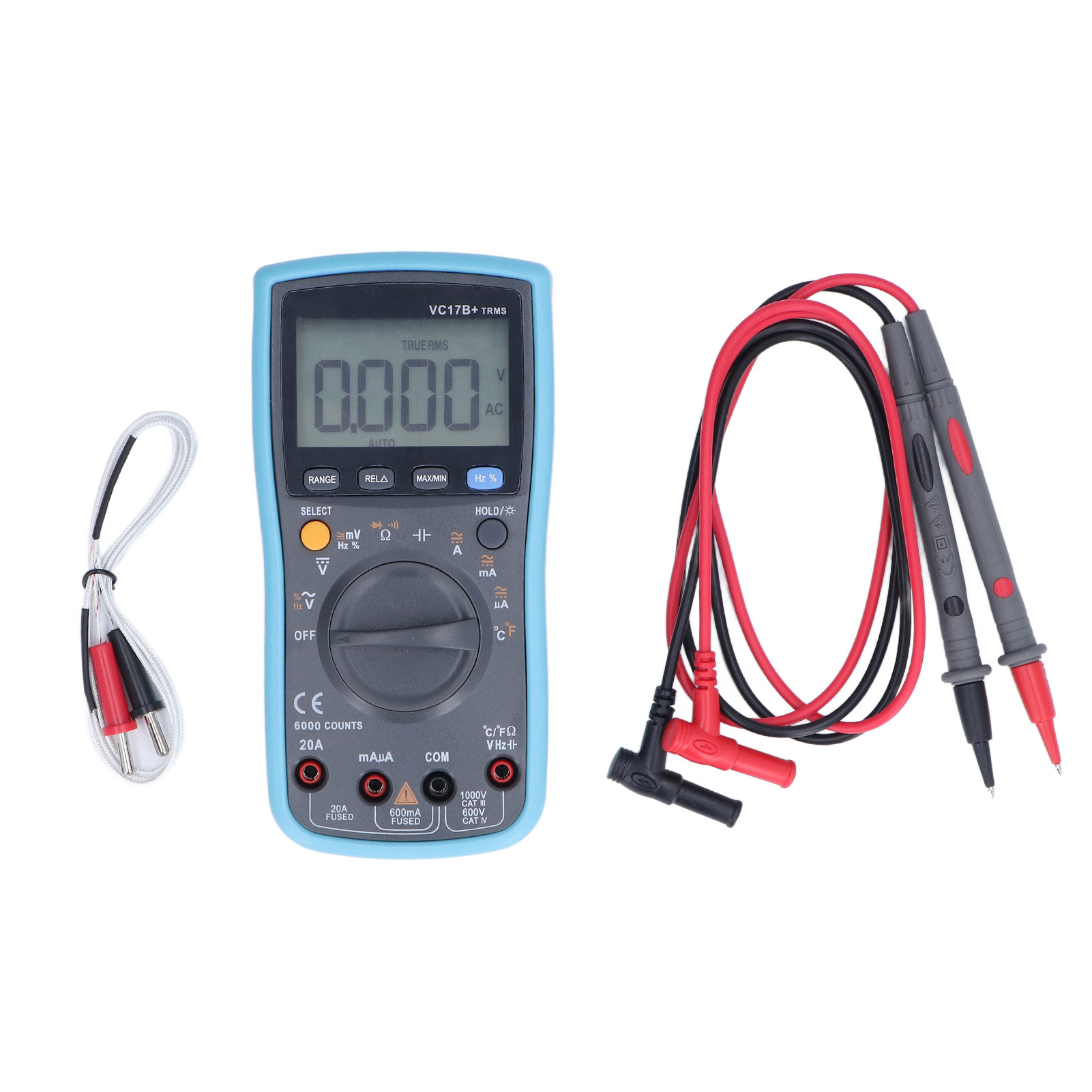 Digitales Lcd-multimeter Mit Automatischer Bereichswahl Zur Messung Von Spannung, Strom, Widerstand Und Kapazität
