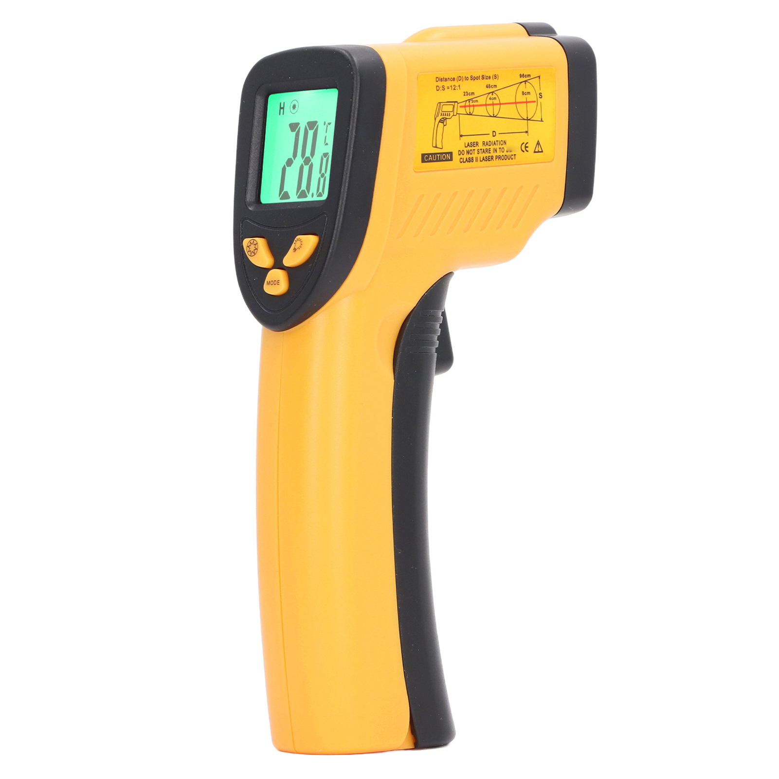Berührungsloses Industrielles Infrarot-thermometer – Messbereich: -50 Bis 550 °c