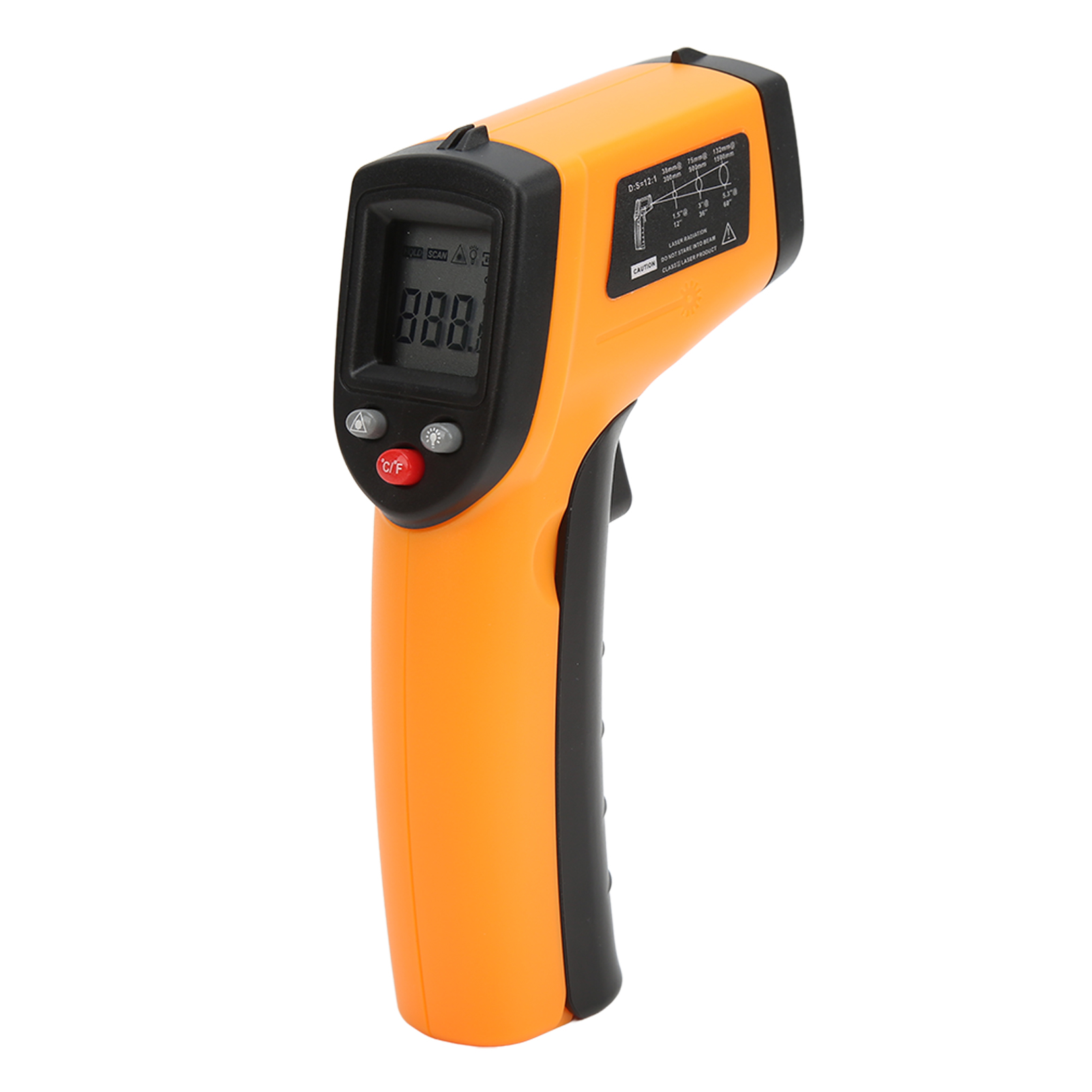 Xrclif-320 Robustes Infrarot-thermometer Für Die Küche, Tragbares Digitales Laserthermometer
