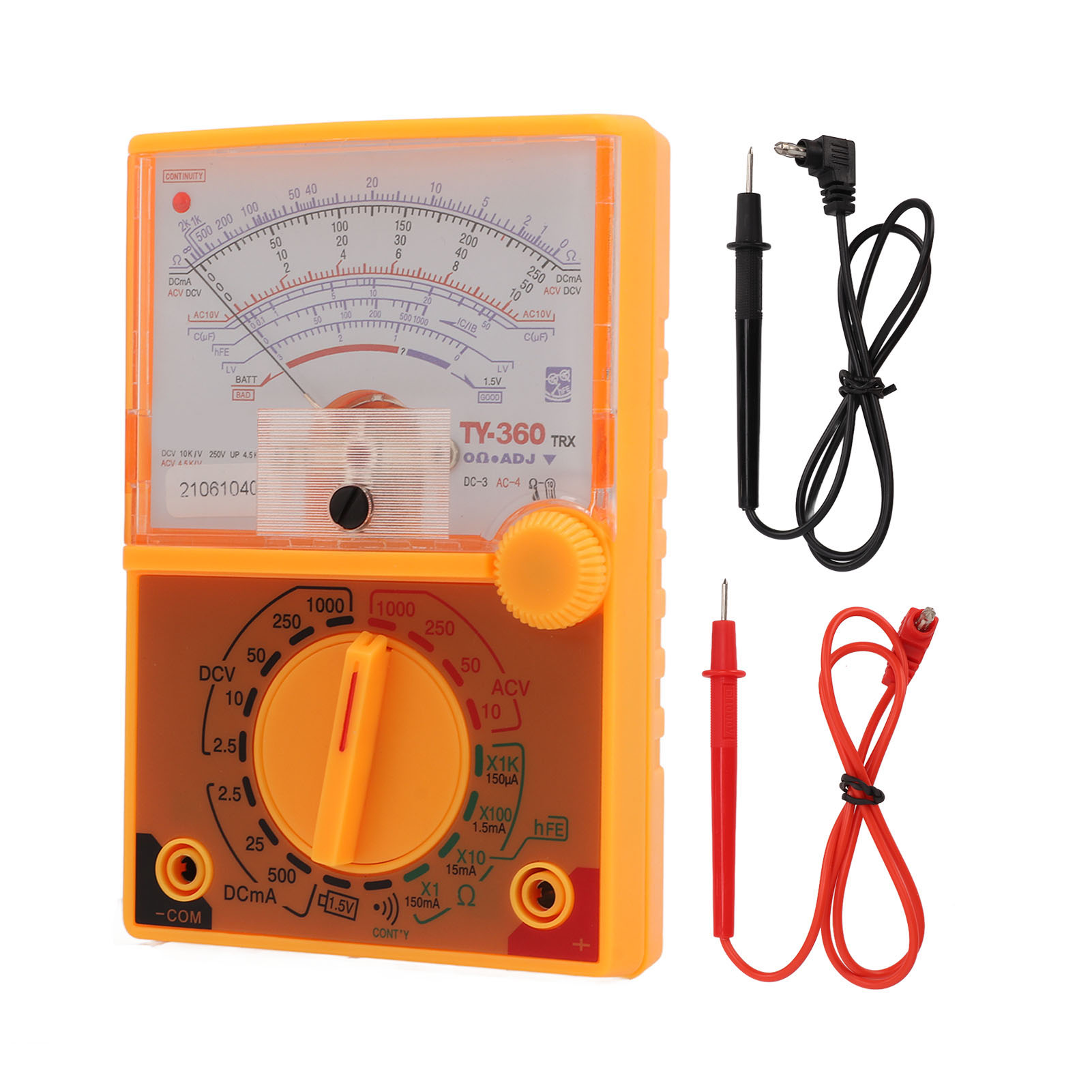 Hochpräzises Nadelmultimeter Mit Hd-skala, Ergonomischem Design Und Erhöhter Sicherheit Für Vielseitige Messungen