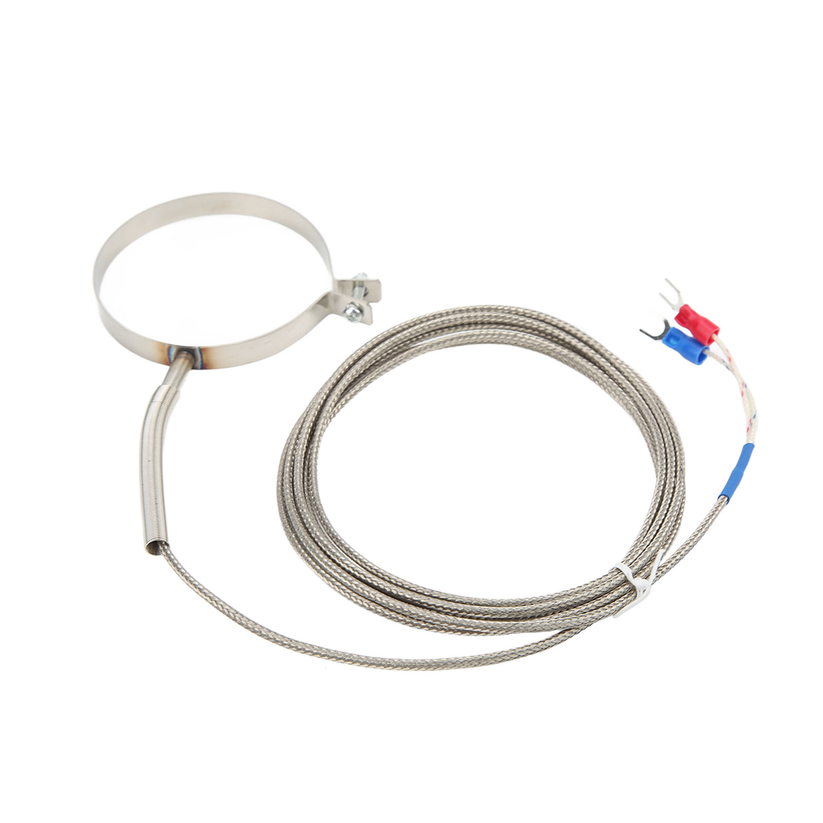 Temperaturfühler Typ K, Thermoelement, 0–400 °c, 60 Mm Gewinde, Edelstahl, 2 M Kabel Für Industrielle Anwendungen