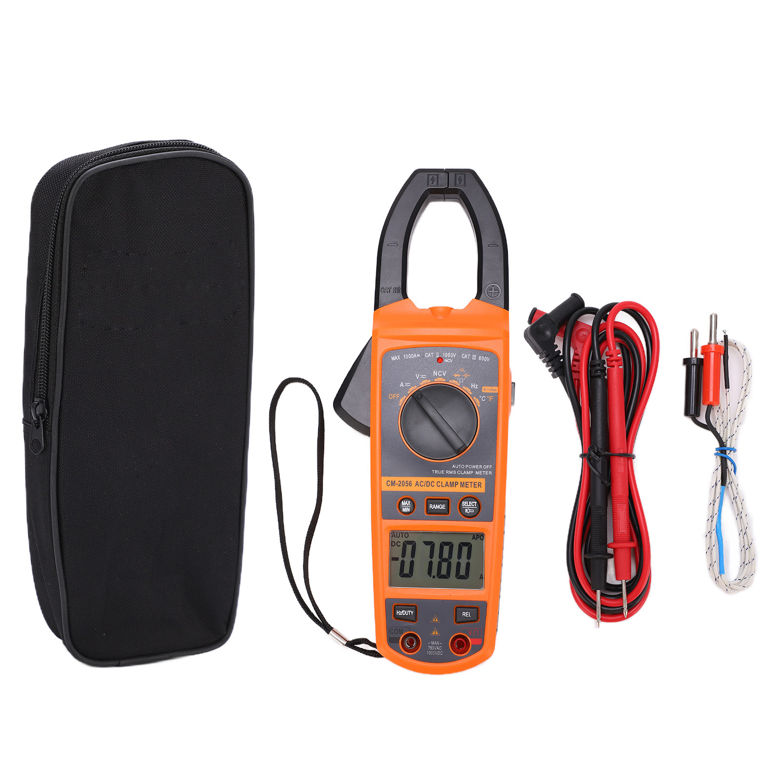 Cm-2056 1000a Digitales Zangenmultimeter, Automatisches Multifunktionsmessgerät Für Strommessungen Im Außenbereich