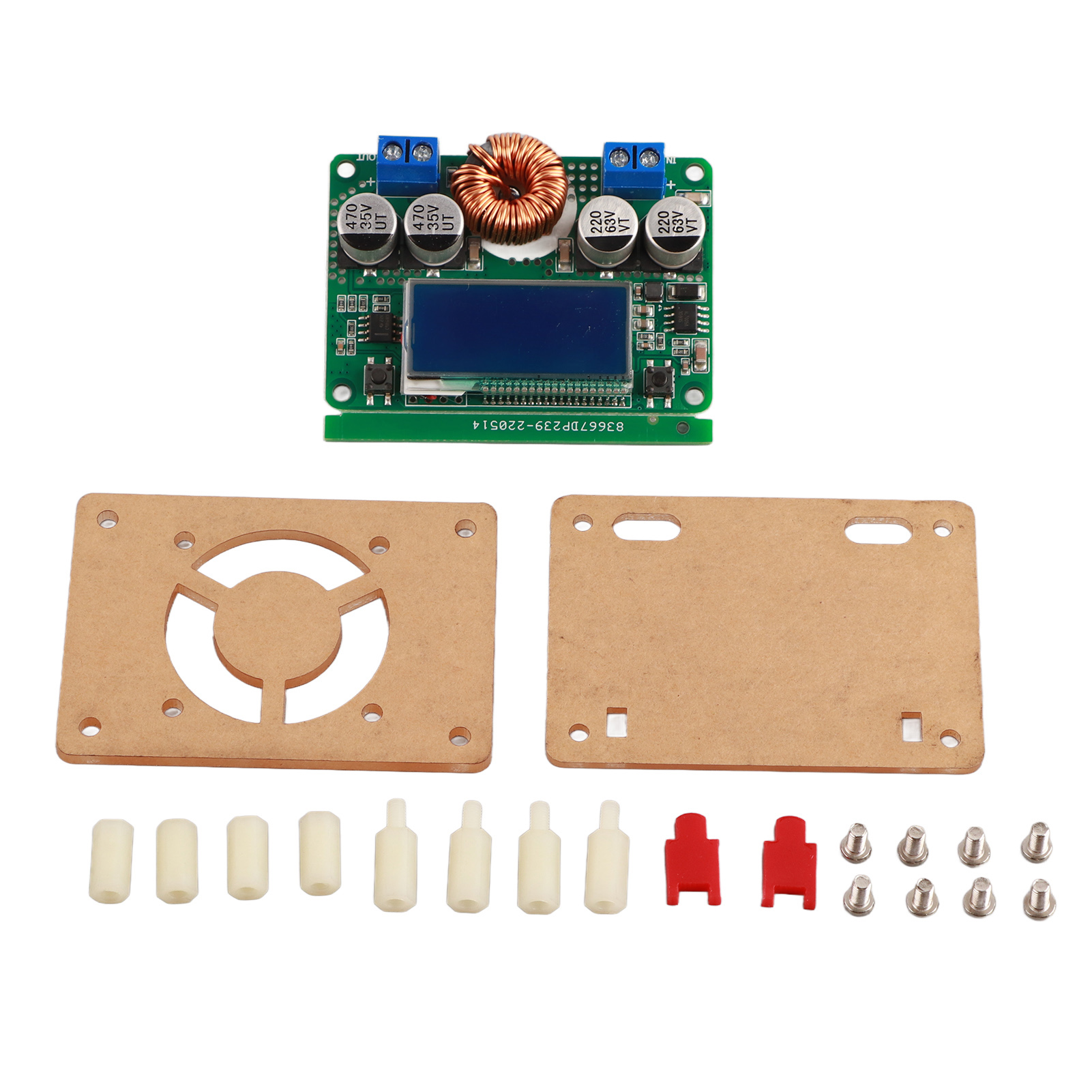 Einstellbares Dc/dc-abwärtsnetzteilmodul (8–60 V Auf 3–32 V, 7 A) Mit Gehäuse