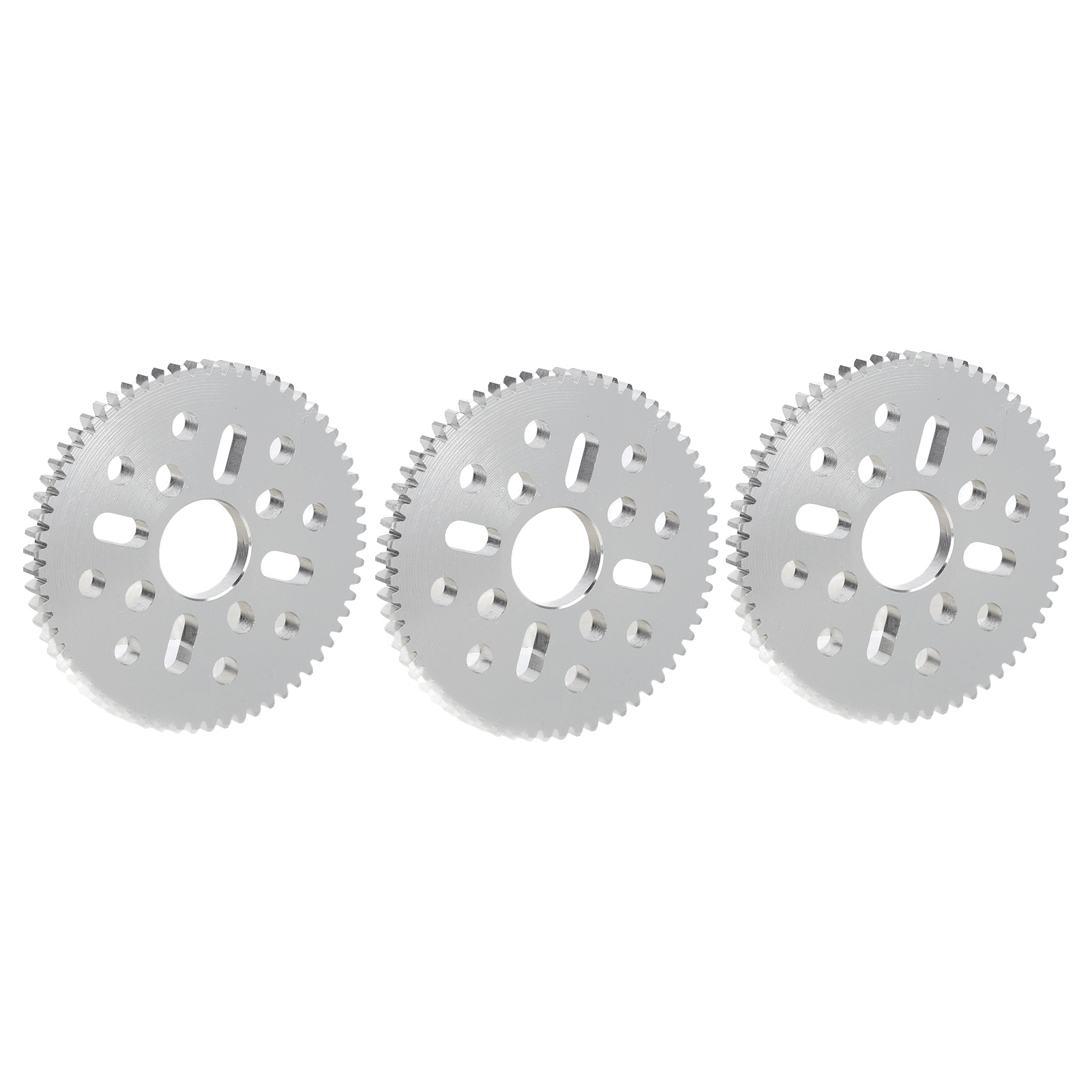 Stirnräder Mit Geraden Zähnen, 4 Langlöcher, 12 Rundlöcher, Modul 0,8, Bohrung 14 Mm, Dicke 4 Mm, Referenz 4312-0414-0066