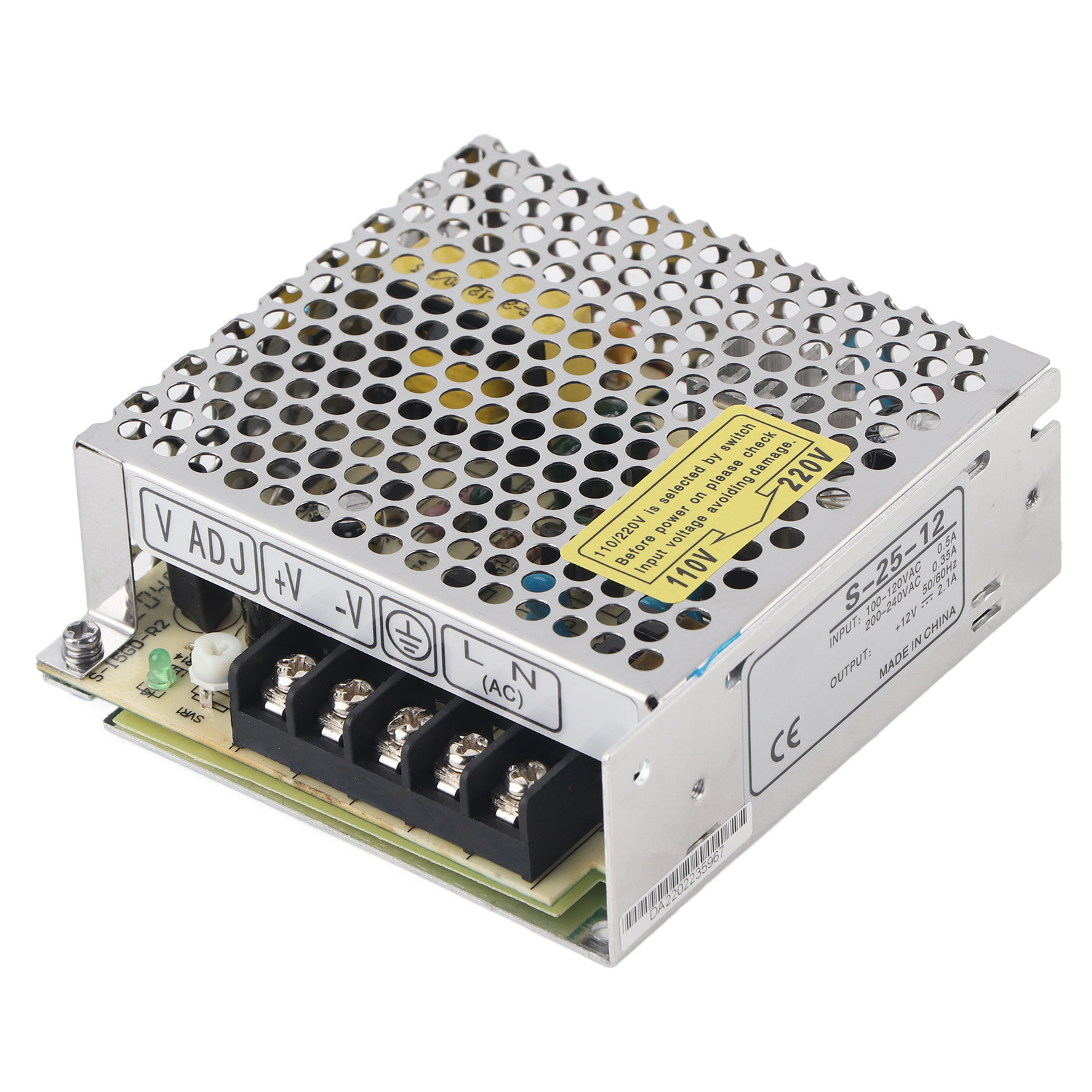 12v 2,1a Schaltnetzteil Aus Aluminiumlegierung Für 110v/220v-umwandlung - S-25-12