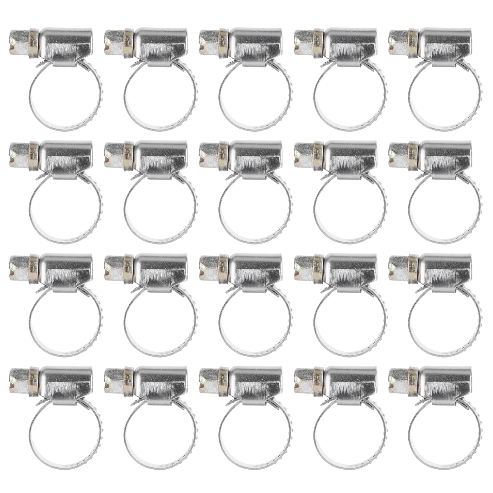 20 Stück Rostfreie Schlauchschellen Aus Edelstahl Für Schläuche Der Automobil- Und Chemieindustrie (19–29 Mm)
