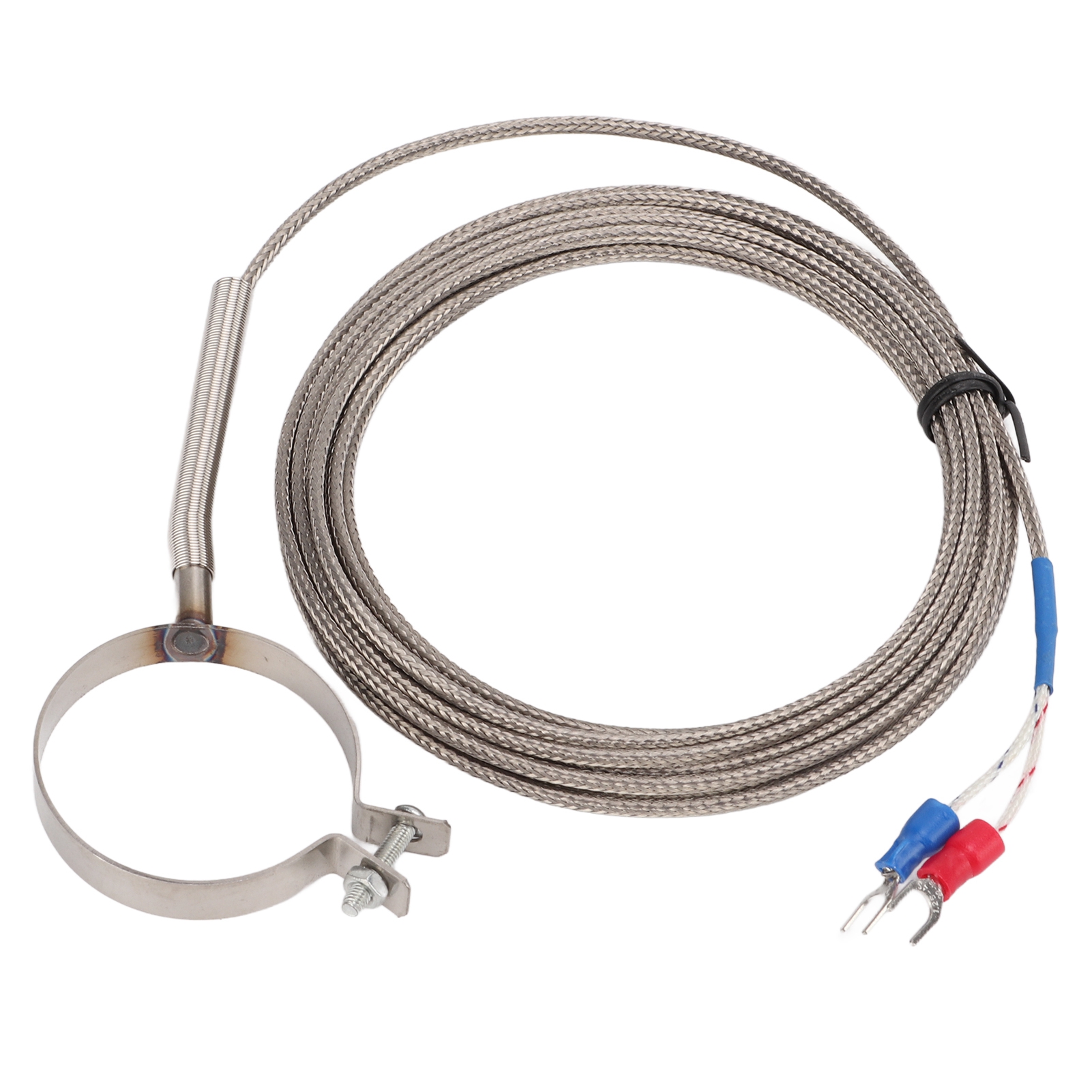 Industrieller Temperaturfühler Mit Gewindethermoelement, Hohe Empfindlichkeit, Messbereich 0-400°c, Länge 4 Meter Für Temperaturregler.