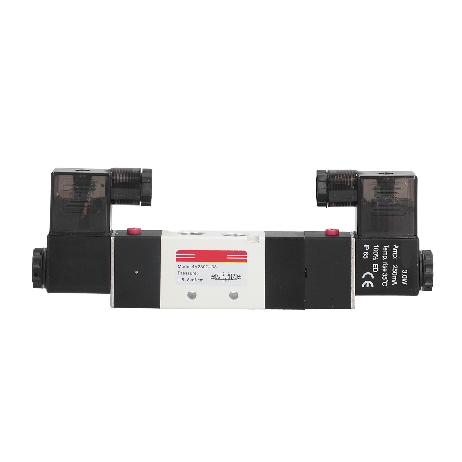 Pneumatisches 3-positionen-magnetventil Mit 5 Wegen, Robust, Kompakt, Korrosionsbeständig, 12 V Dc