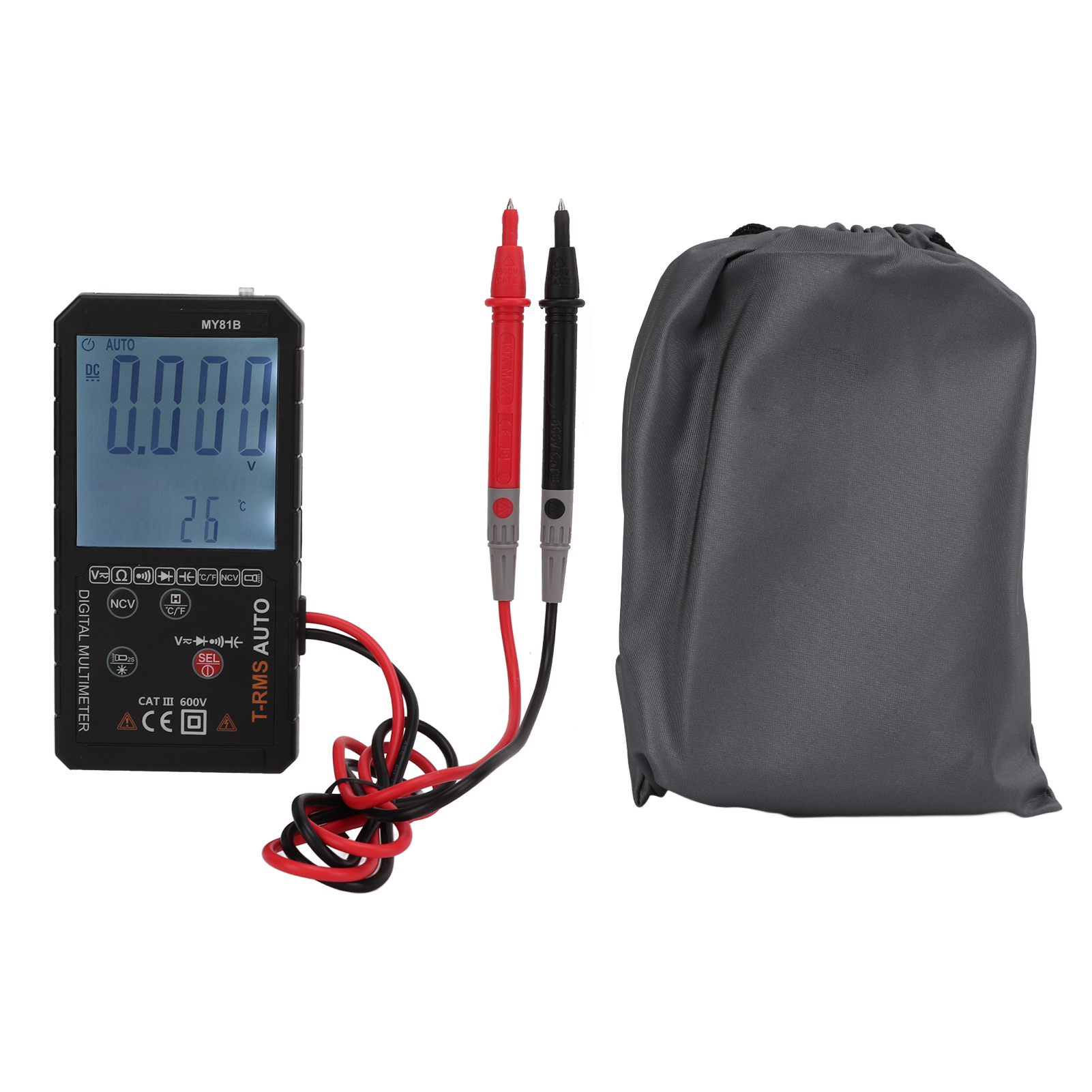 My81b Digitalmultimeter Mit Großem Touchscreen, Multifunktion Und Automatischer Erkennung