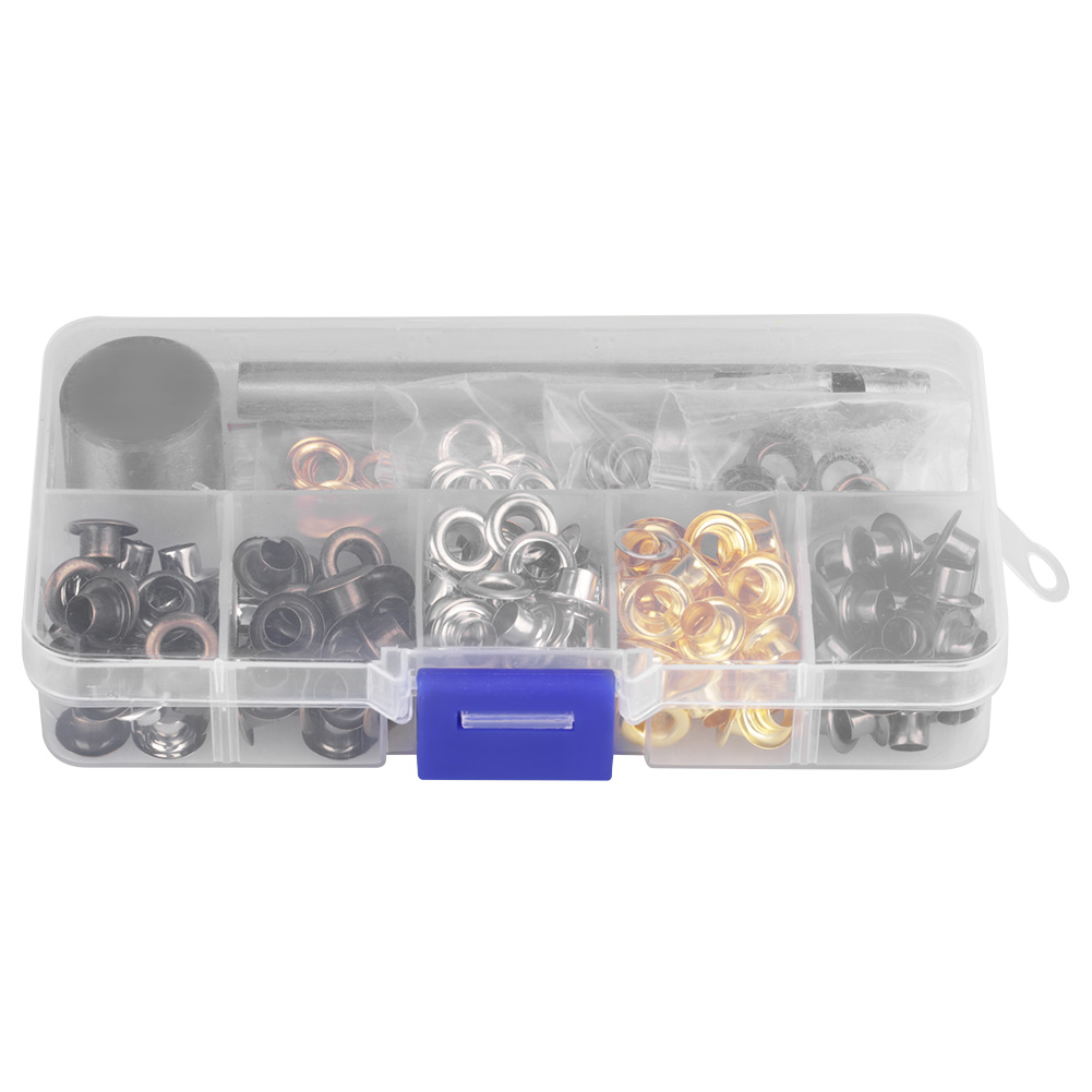 Set Mit 3 Handwerkzeugen Inklusive Ösenscheiben (5 Mm X 220 Stück)