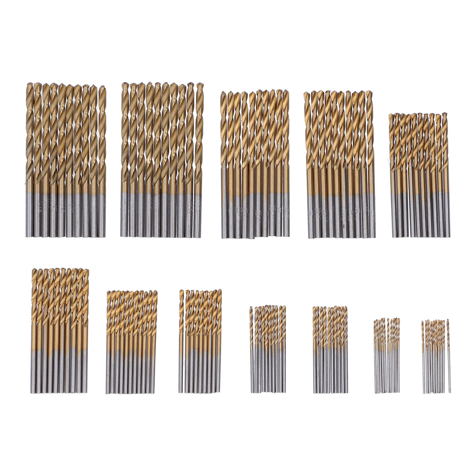 120 Titanbeschichtete Hss-bohrer Für Bohrmaschinen, 1 Bis 3,5 Mm – Heimwerkerbedarf