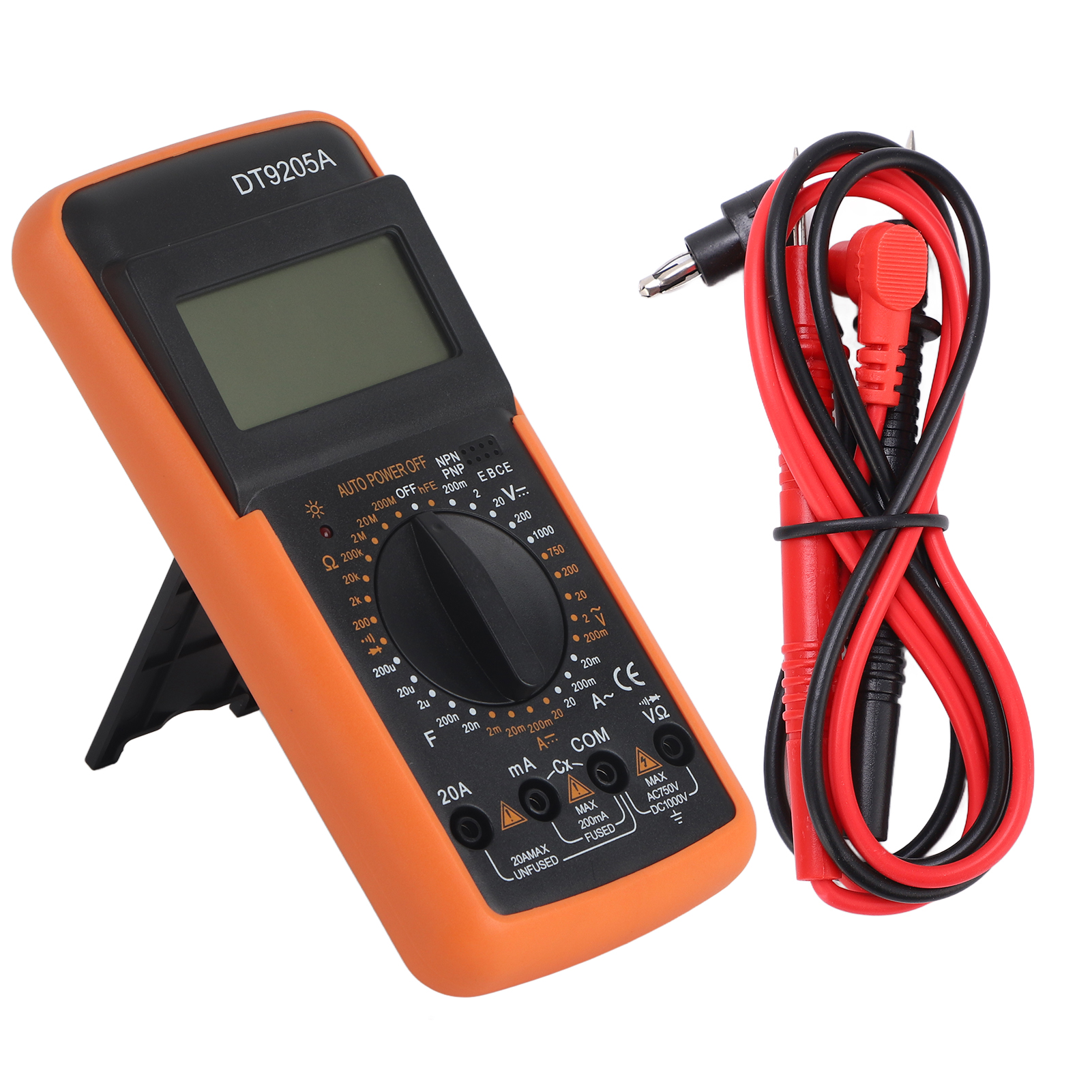 Dt9205a Hochpräzises Digitalmultimeter – Vielseitiges Und Robustes Elektrisches Messgerät Für Elektrische Messungen