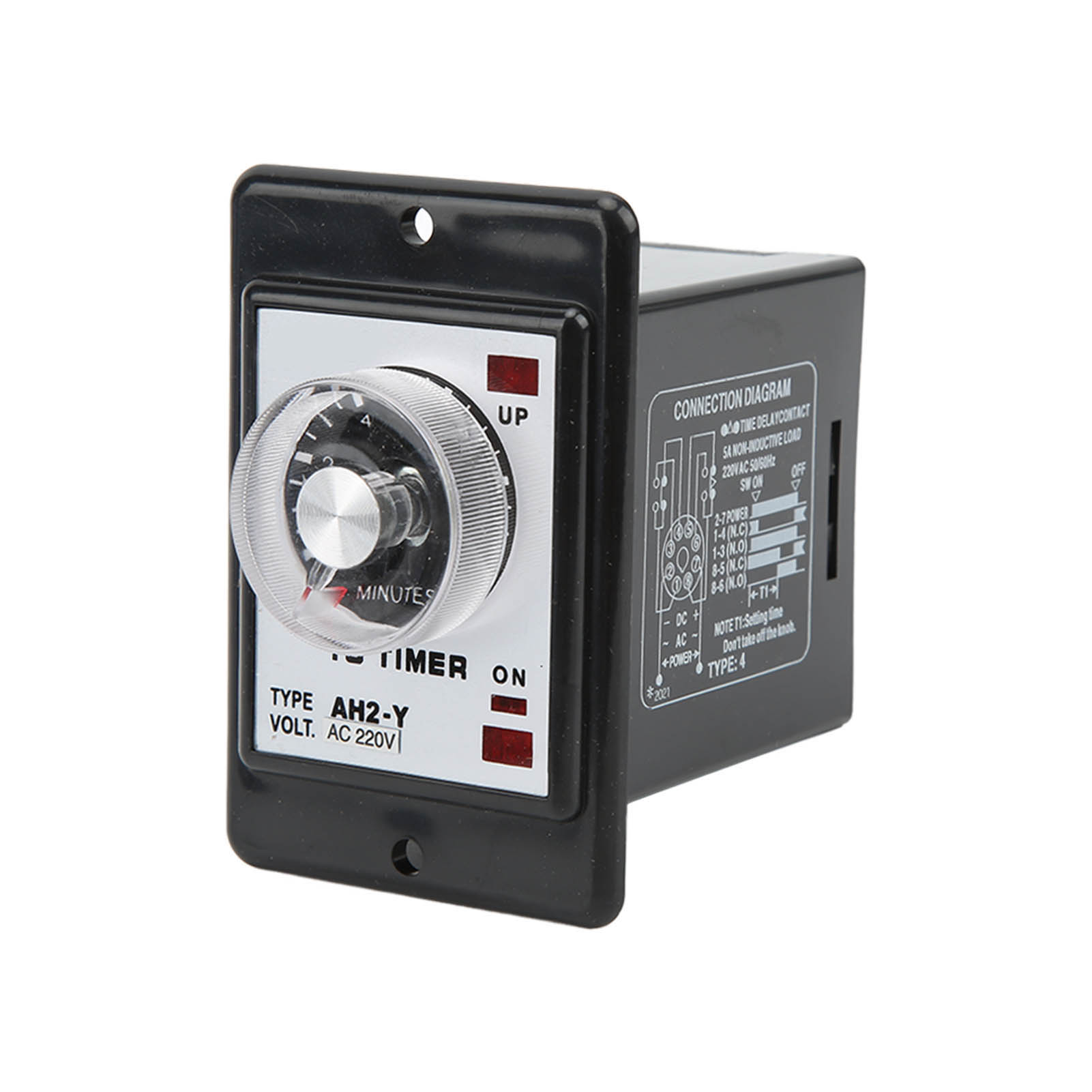 Ah2-y 10m Timer, Mini-8-pin-zeigersteuerung, 220vac Einschaltverzögerung Für Automatisierung