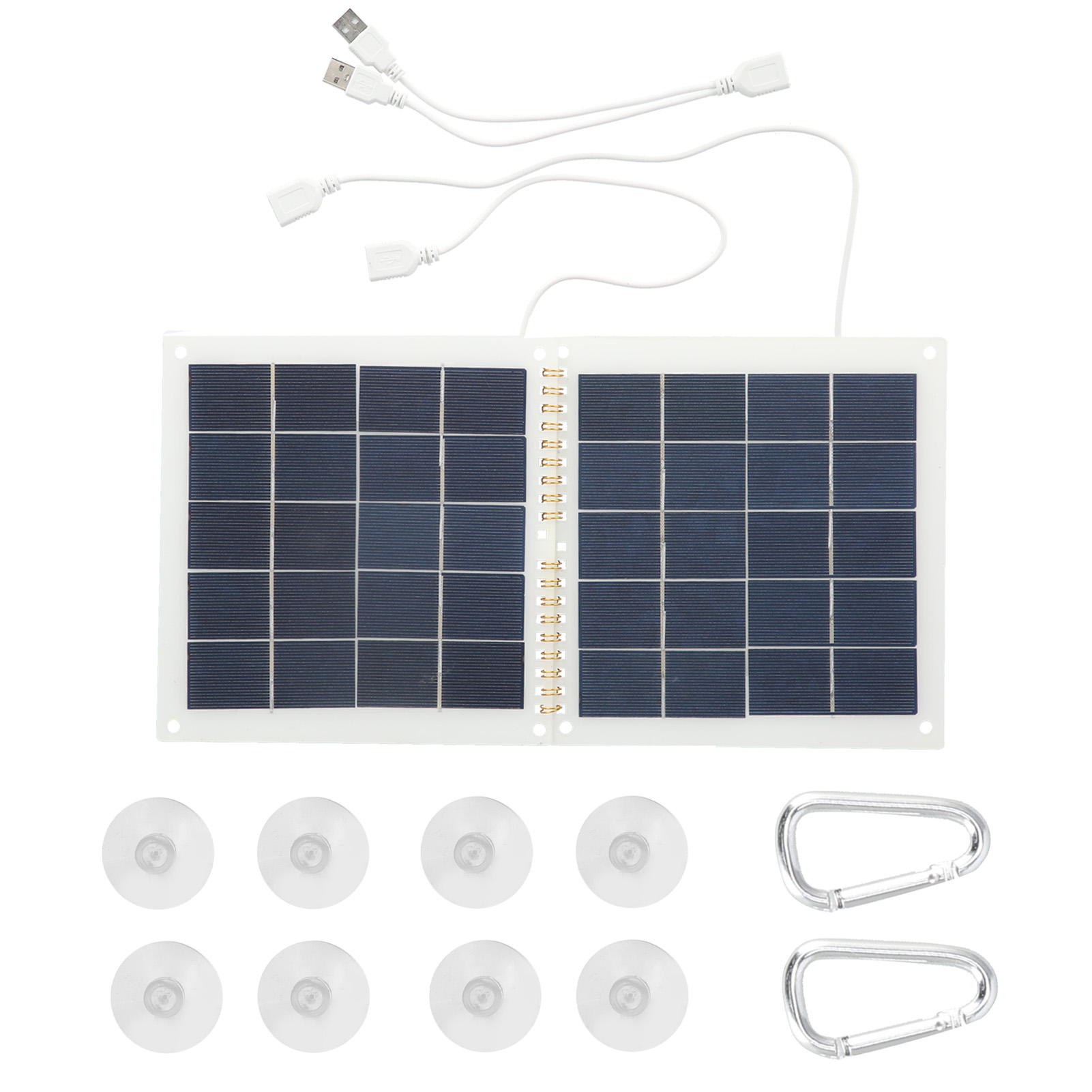 Hocheffizientes, Tragbares, Wasserdichtes Und Faltbares Solarpanel – 2-in-1-solarladegerät Für Reisen Und Outdoor-aktivitäten