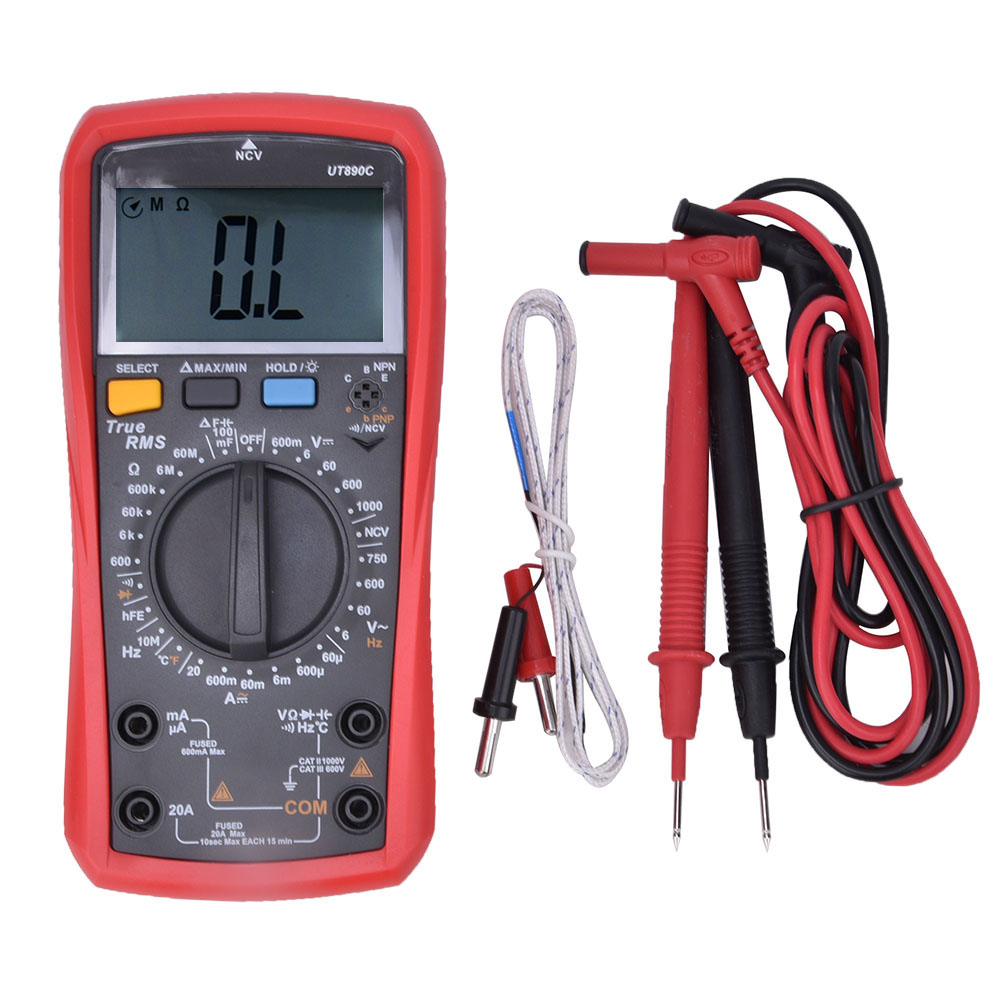 Uni-t Ut890c 6000 Digit Rms True Multifunction Manual Digital Multimeter