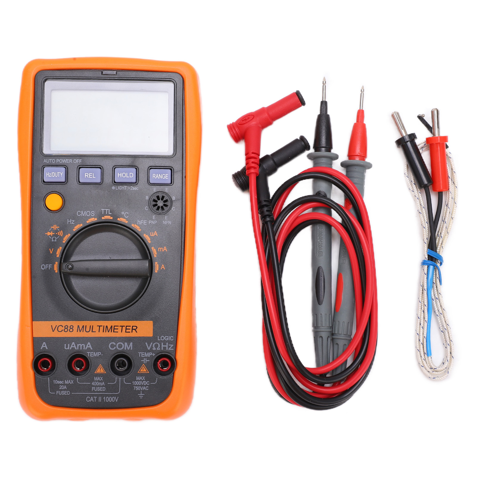 Vc88 1000v 20a Digitalmultimeter Für Logiktests Und Schaltungsreparatur, Tragbar Mit Automatischer Bereichswahl.