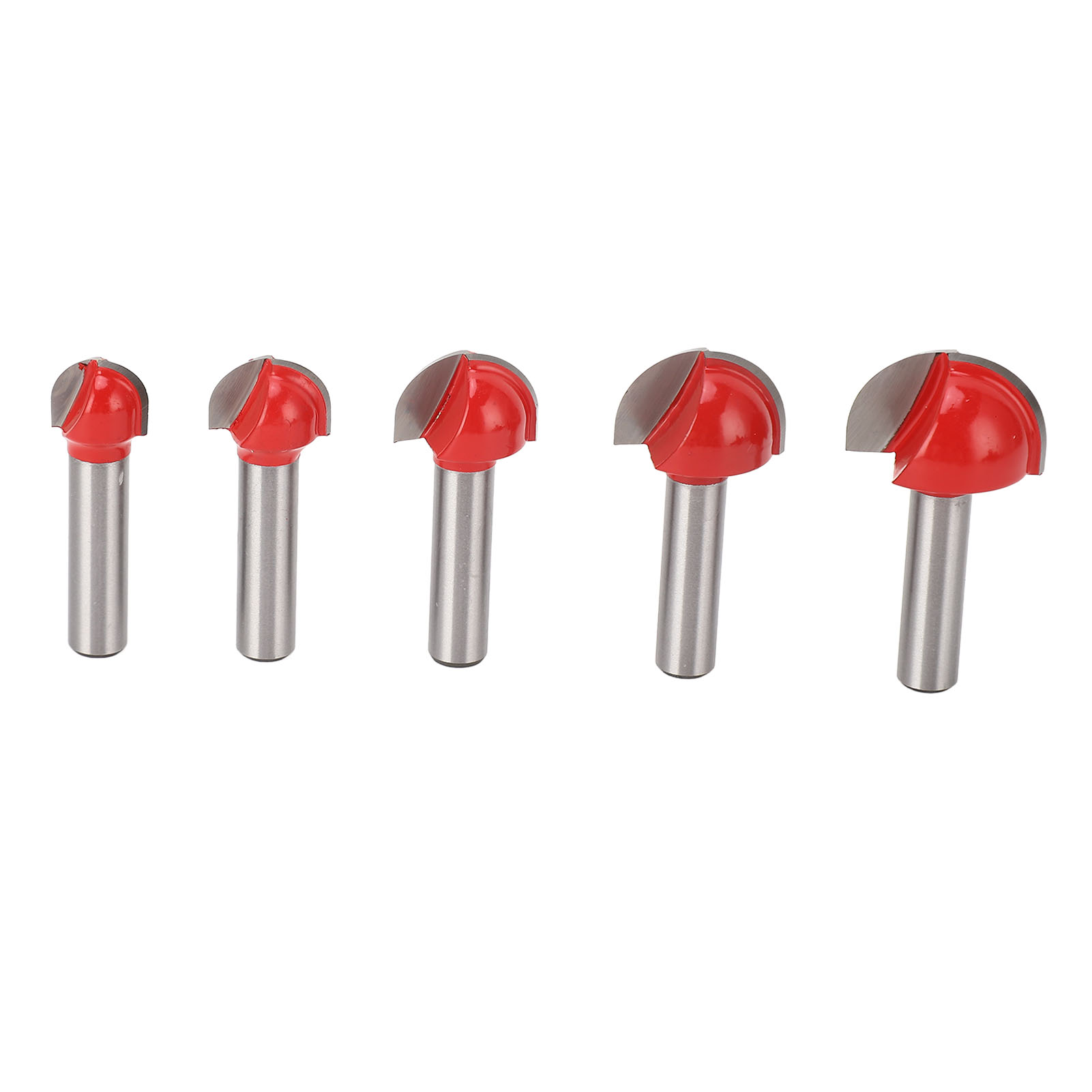 5-teiliger Abrundfräser, 8 Mm Schaft, Hochhartes Hartmetall Für Die Holzbearbeitung