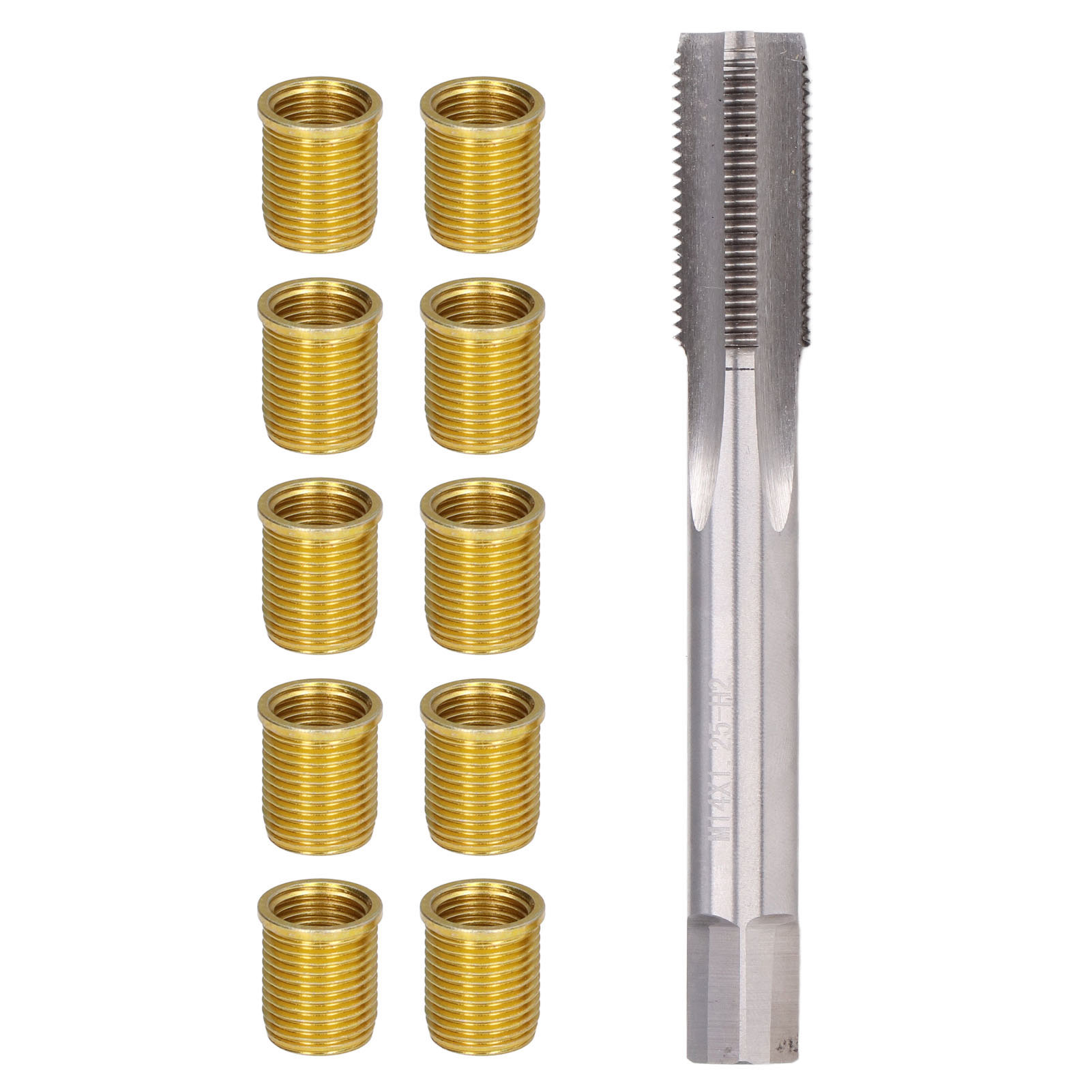 Reparaturset Für Zündkerzengewinde M12x1,25 Und M14x1,25, 14-mm-metallgewinde-reparaturwerkzeug