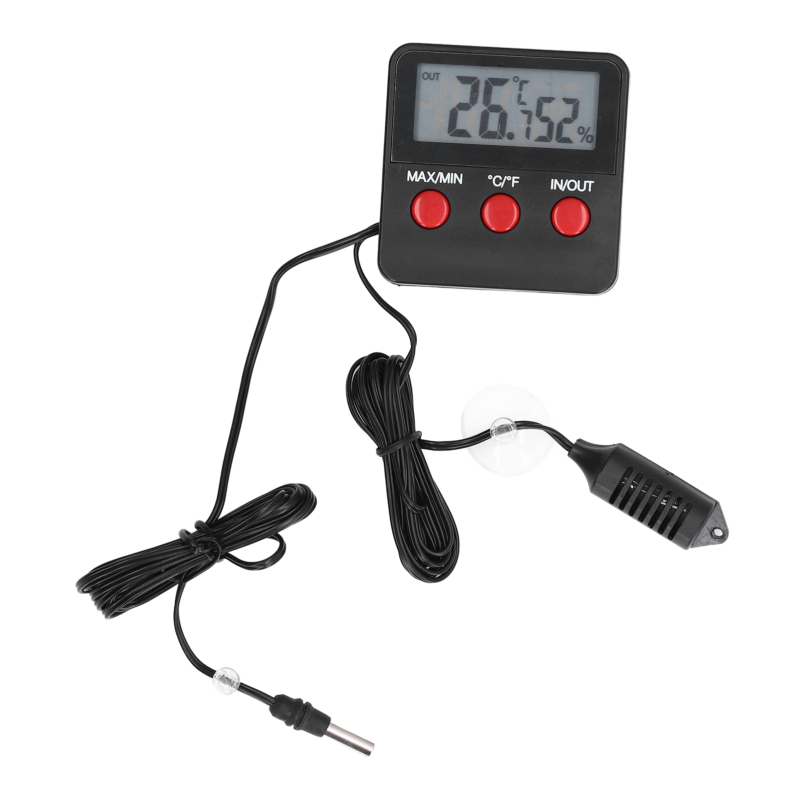 Mini-digitalthermometer Mit Hygrometer – Temperatur- Und Feuchtigkeitssensor Dth-74 Mit Digitalanzeige