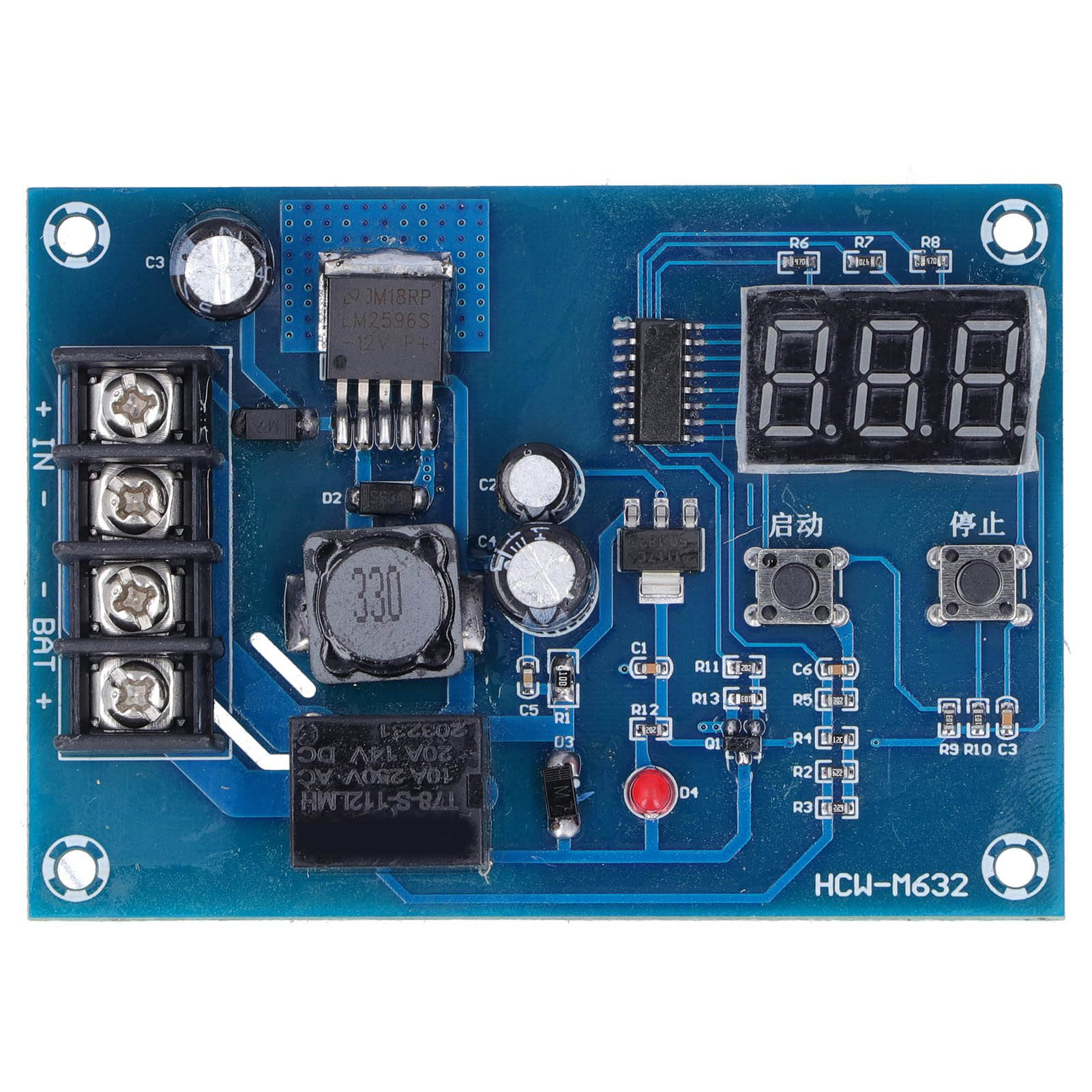 Hcw-m632 Dc 10-30v Batterieladereglermodul Mit Überladeschutz Für 12-24v Batterien