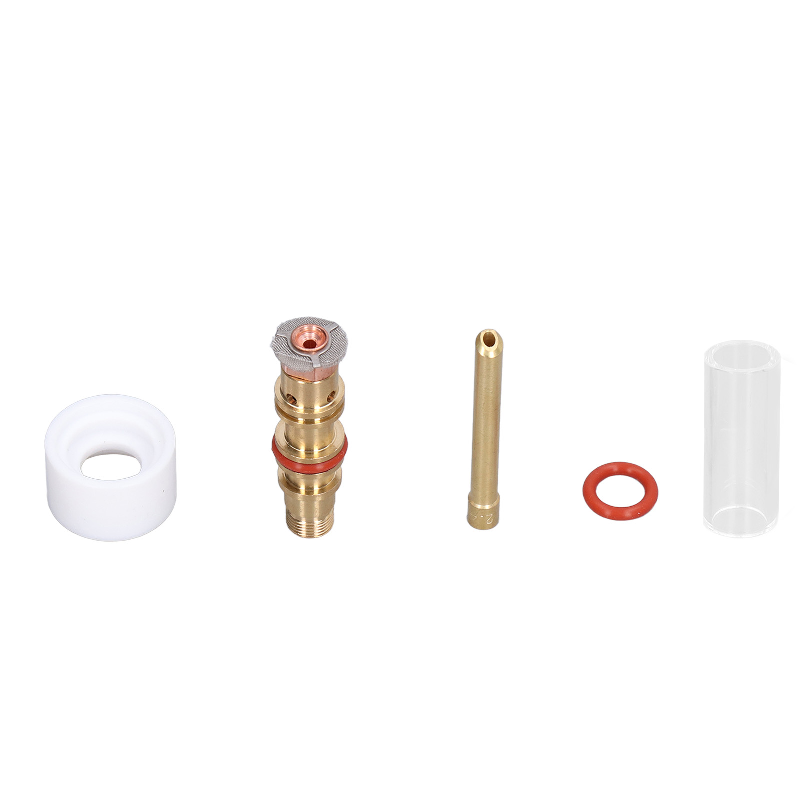 Wig-brenner-zubehörset Mit Keramikglas Für Schweißer Wp-17/18/26, 2,4 Mm