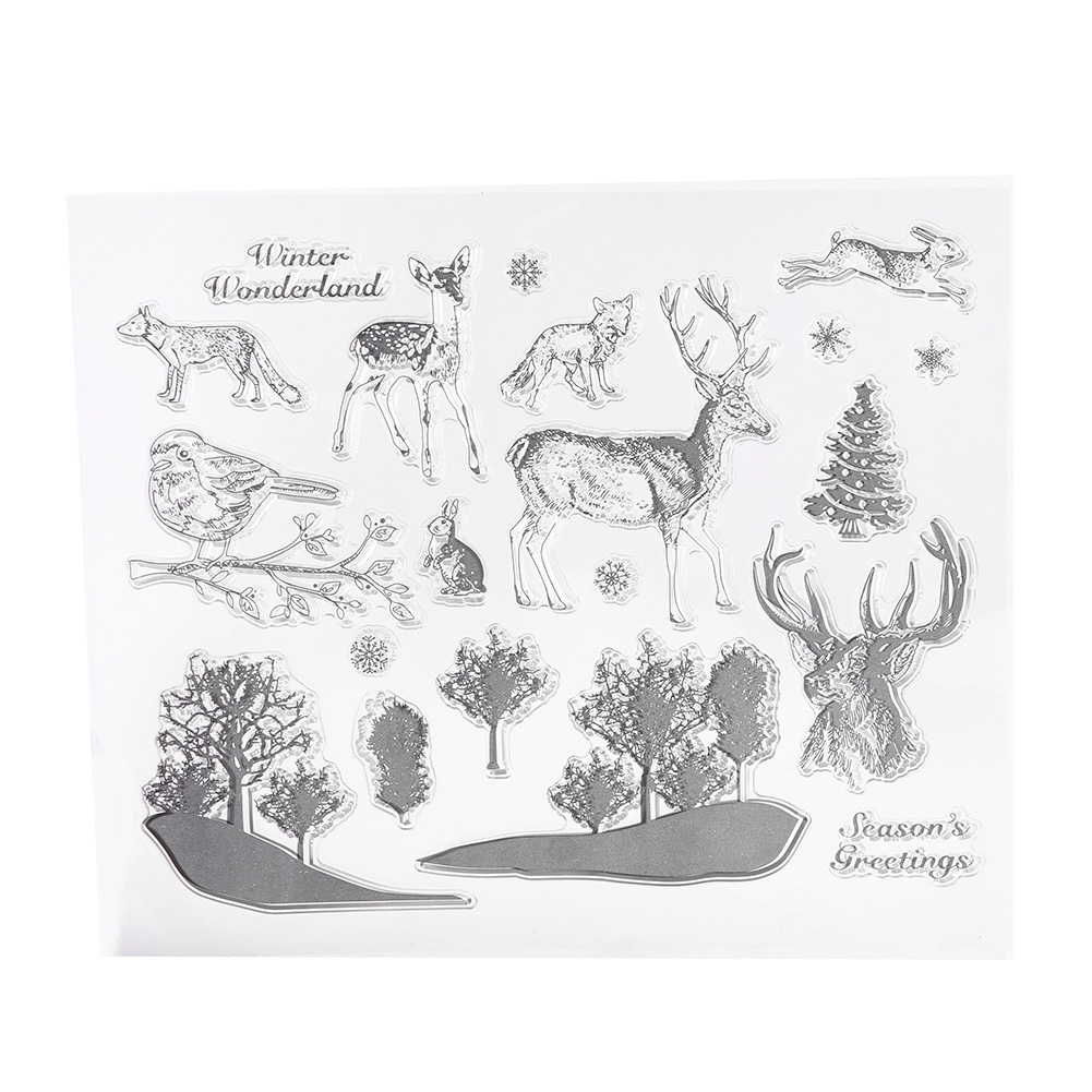 Transparenter Silikonstempel Für Scrapbooking, Postkarten Und Diy-fotodekorationen