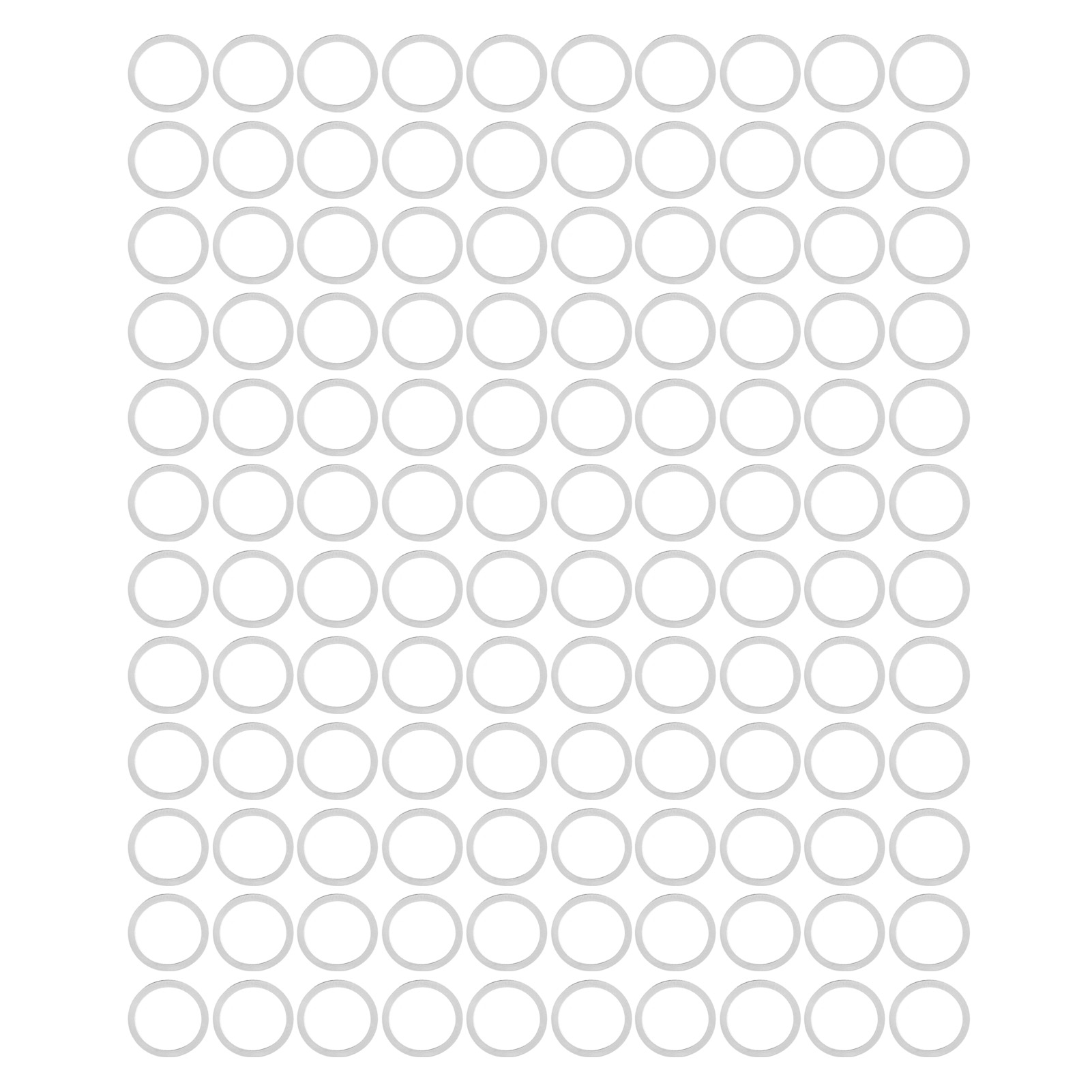 120 Stück Edelstahl-unterlegscheiben Für Lager, Räder, Zahnräder Und Schrauben - Referenz 4807-1215-0250
