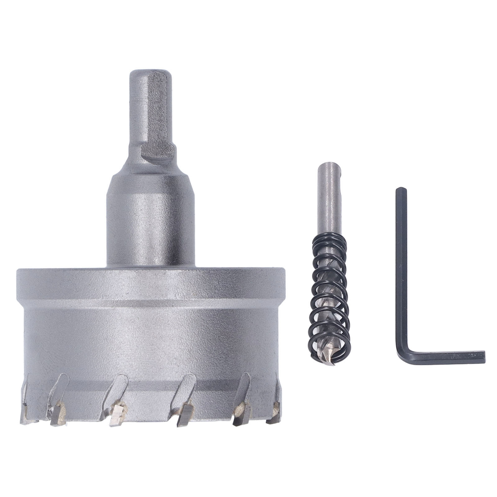 C45 Hartmetall-lochsägen-set Für Stahl, Metall, Aluminium, Holz – 60 Mm Mit Zentrierbohrer