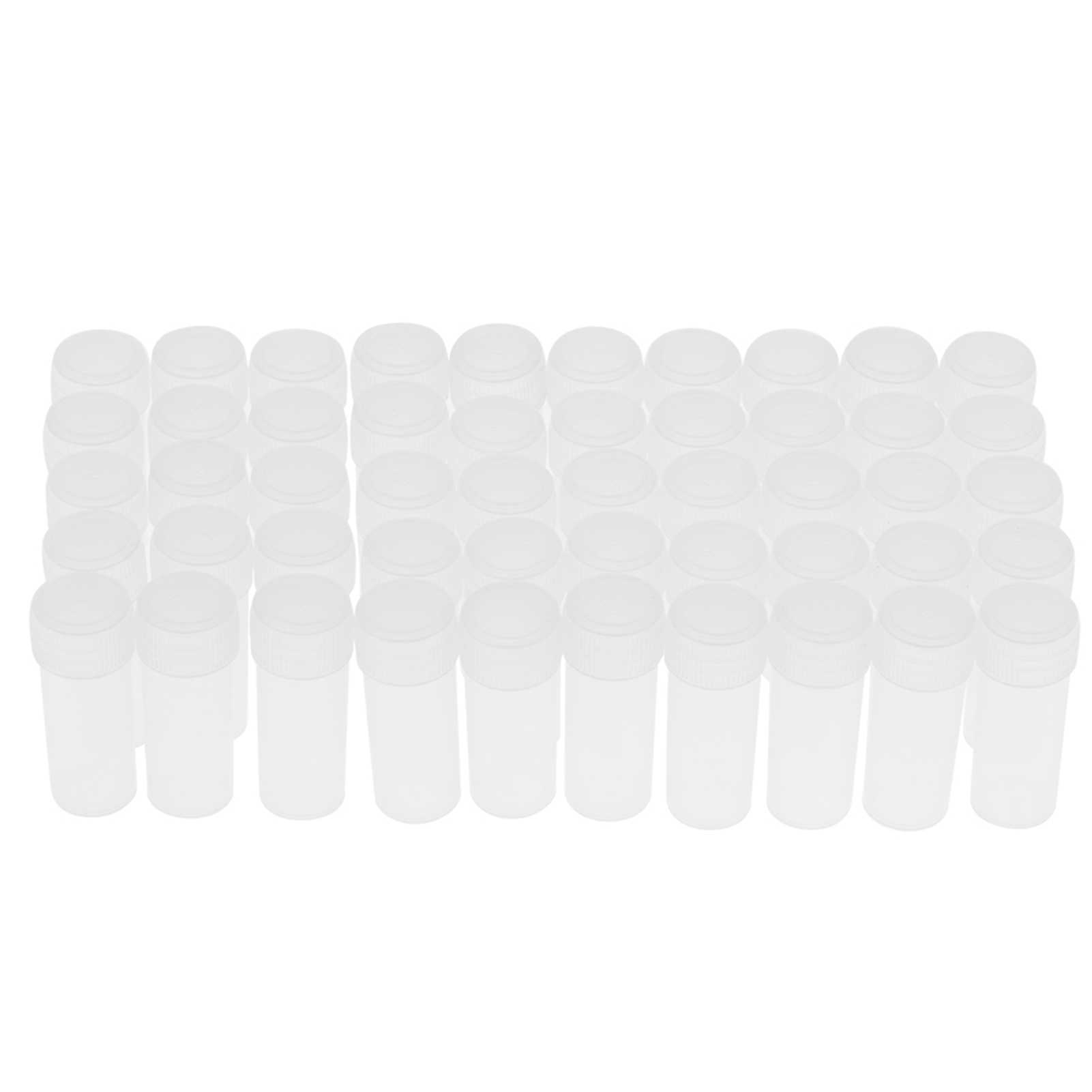 50 Kunststoff-probenfläschchen À 5 Ml Zur Aufbewahrung Und Organisation Von Mini-produkten