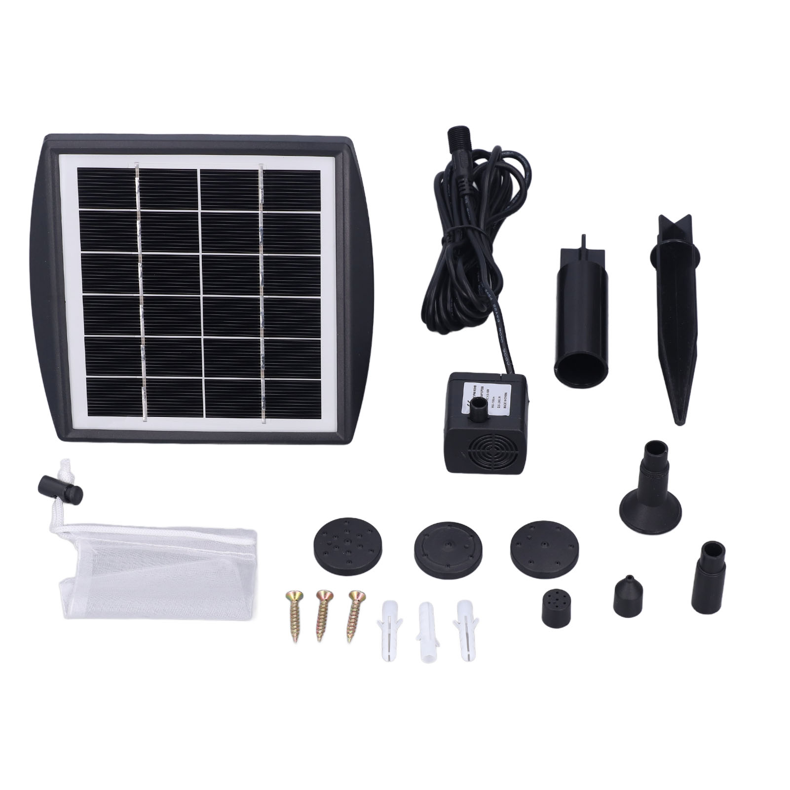 Solarbetriebene Tauchpumpe Mit Paddelantrieb Für Springbrunnen, Teiche, Aquarien Und Wasserlöcher