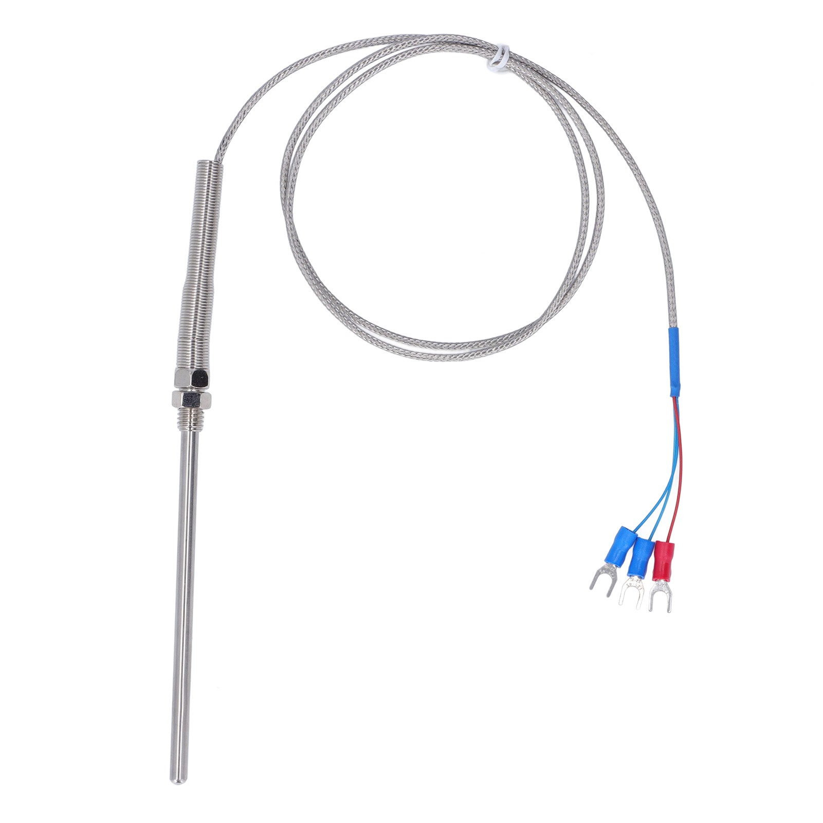 Pt100-temperaturfühler Mit 100-mm-thermoelementfühler, 0–400 °c, 1 Meter Länge