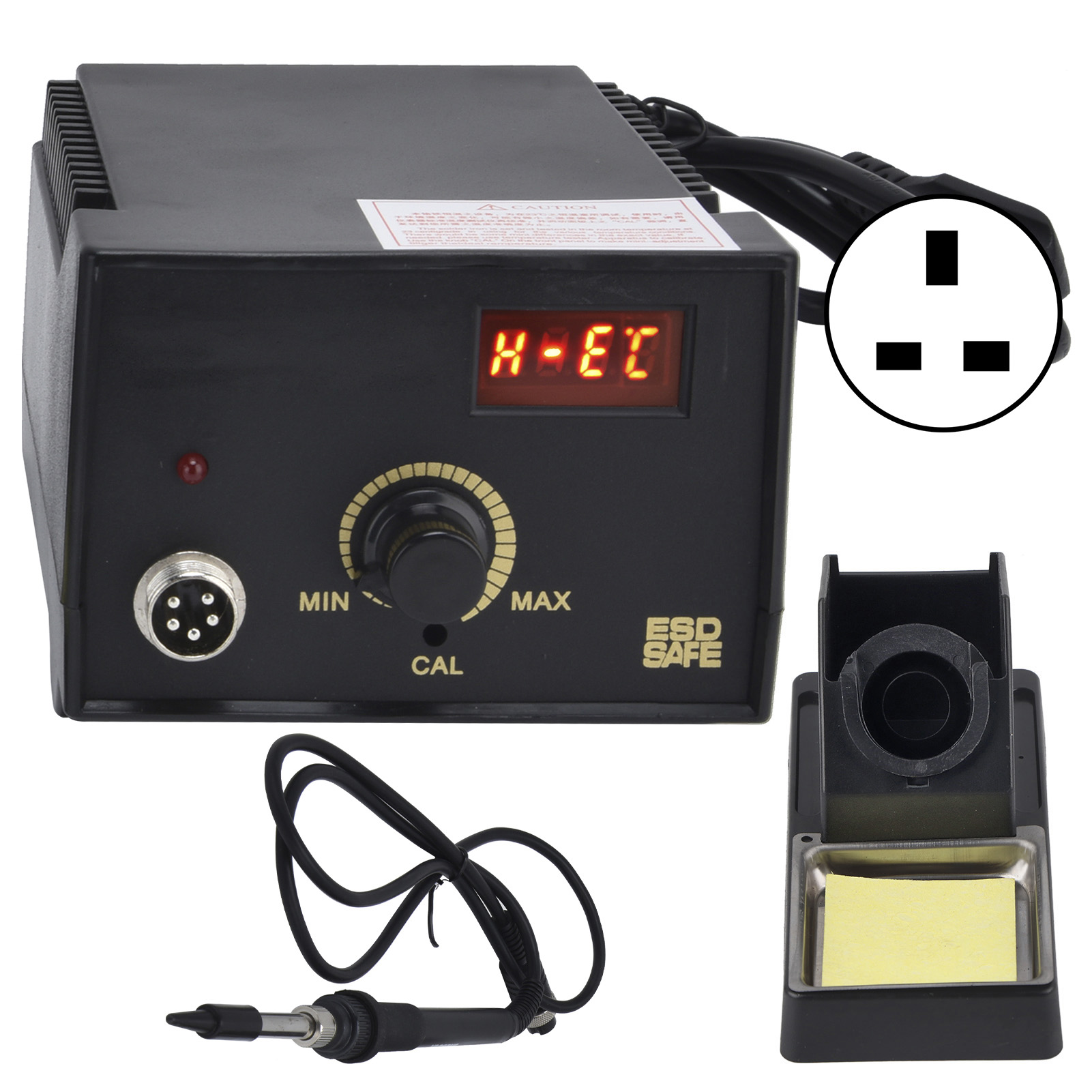 Einstellbare Digitale Lötstation Mit Temperaturregelung Für Den Heimgebrauch, Uk-stecker 250 V