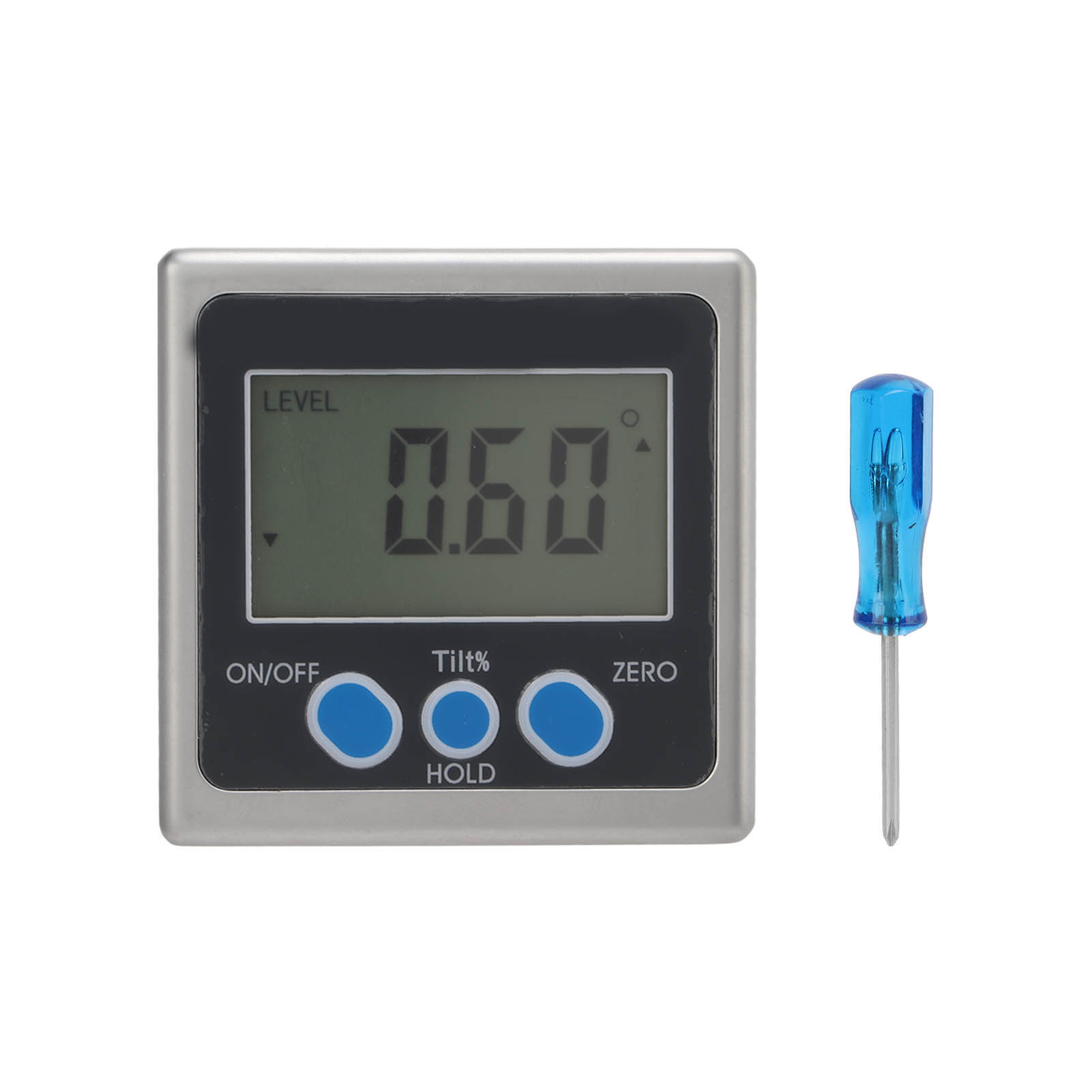 Digitale 4x90°-wasserwaage Mit Digitaler Und Magnetischer Anzeige – Einseitiger Elektronischer Neigungsmesser