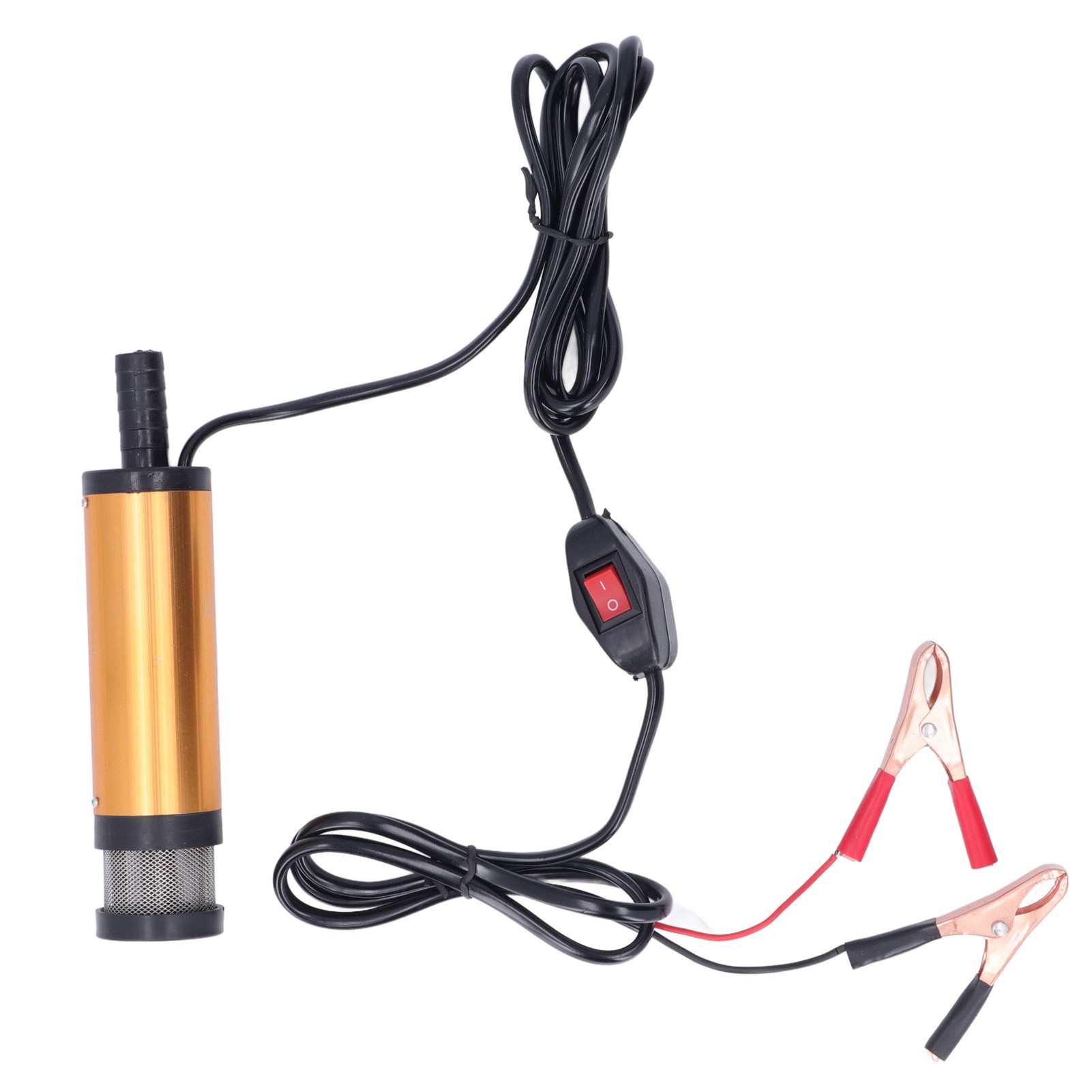12-v-tragbare Elektrische Wasserpumpe Mit Filter Für Dieselkraftstoff-umfüllung, 38 Mm