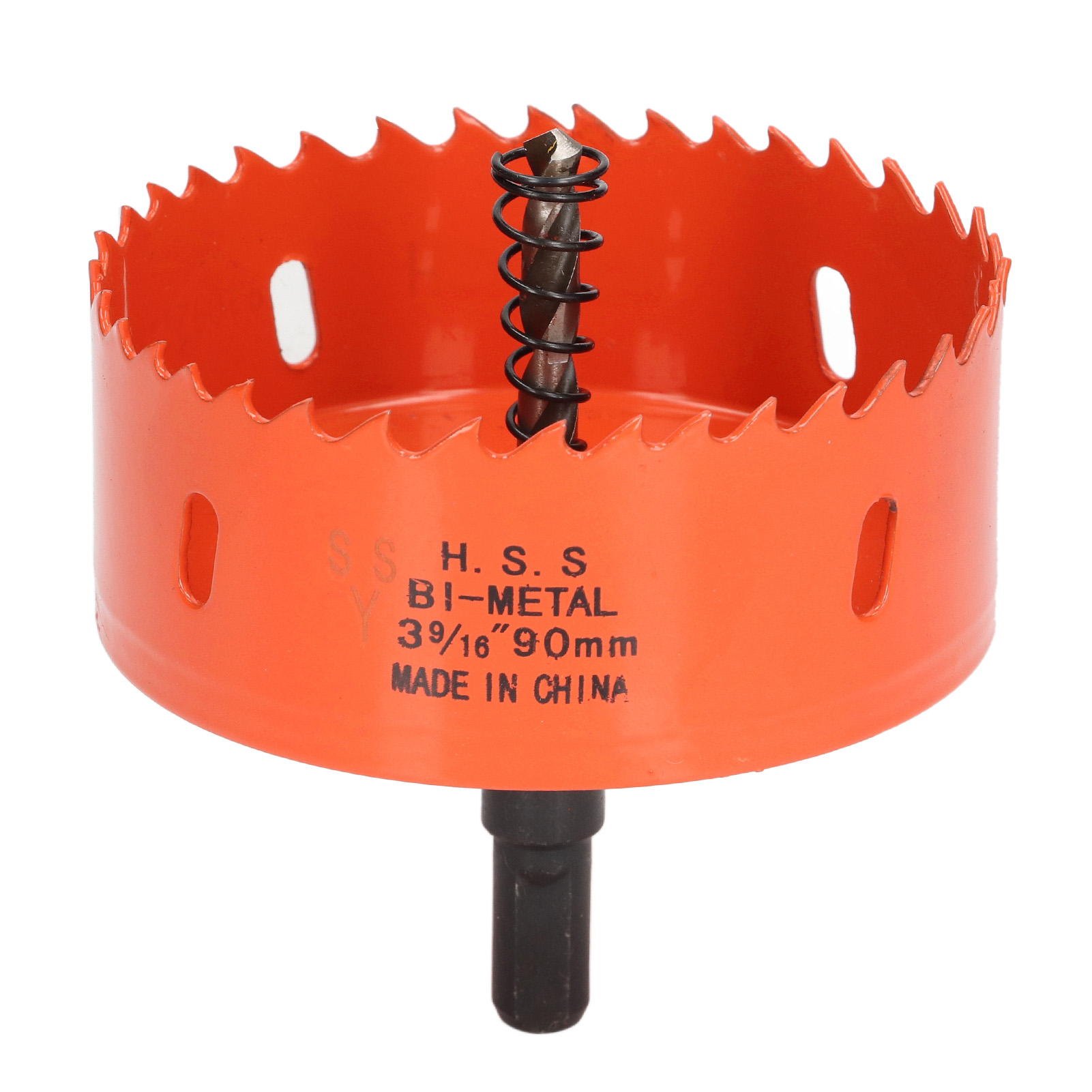 Hss-bimetall-bohrer Für Holz, Pvc Und Metall, Verstärktes Bohrfutter, 90 Mm (3 9/16 Zoll)