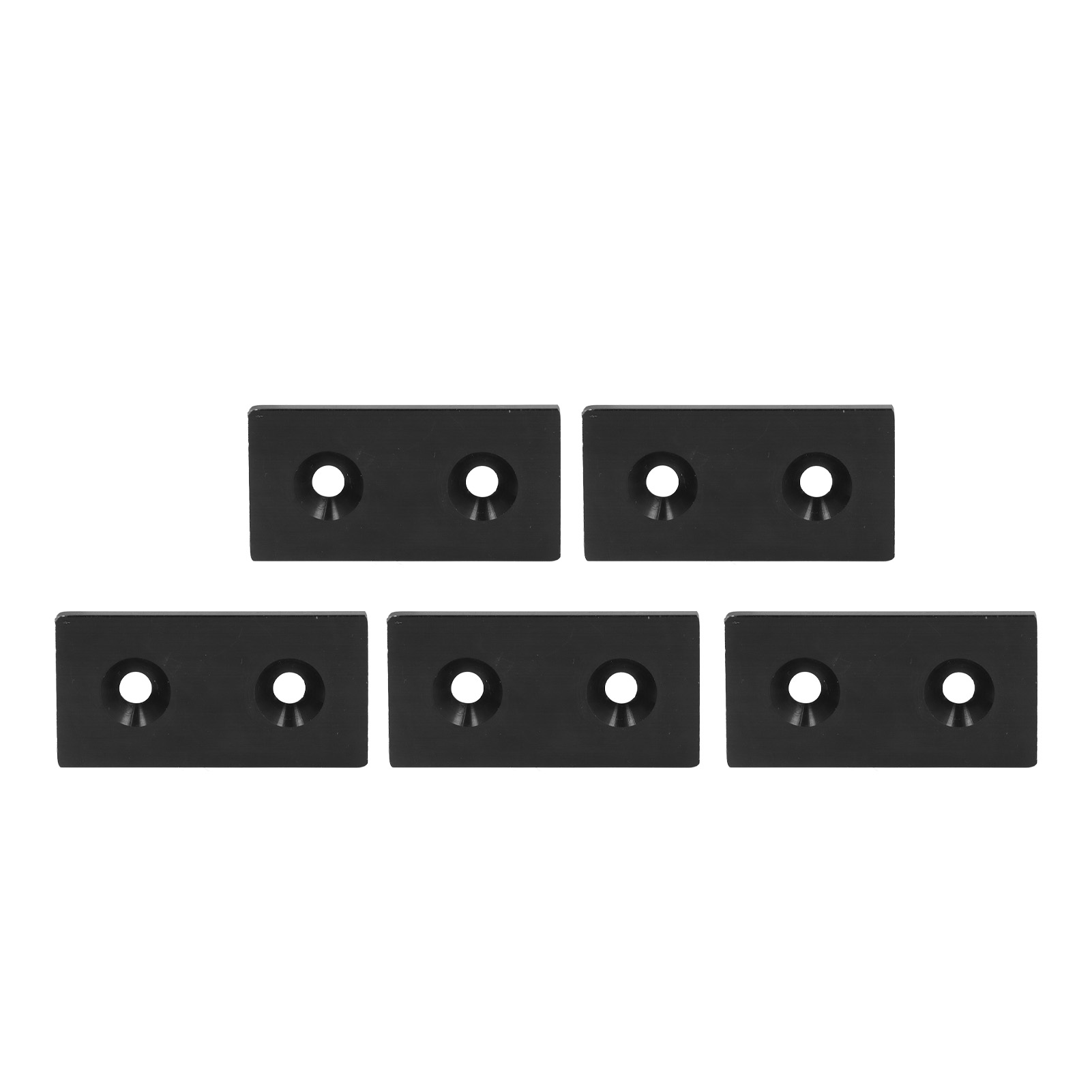 Stück Aluminium-profil-endkappen 4080, Metallabdeckungen Für Linearführungsteile, Schwarz