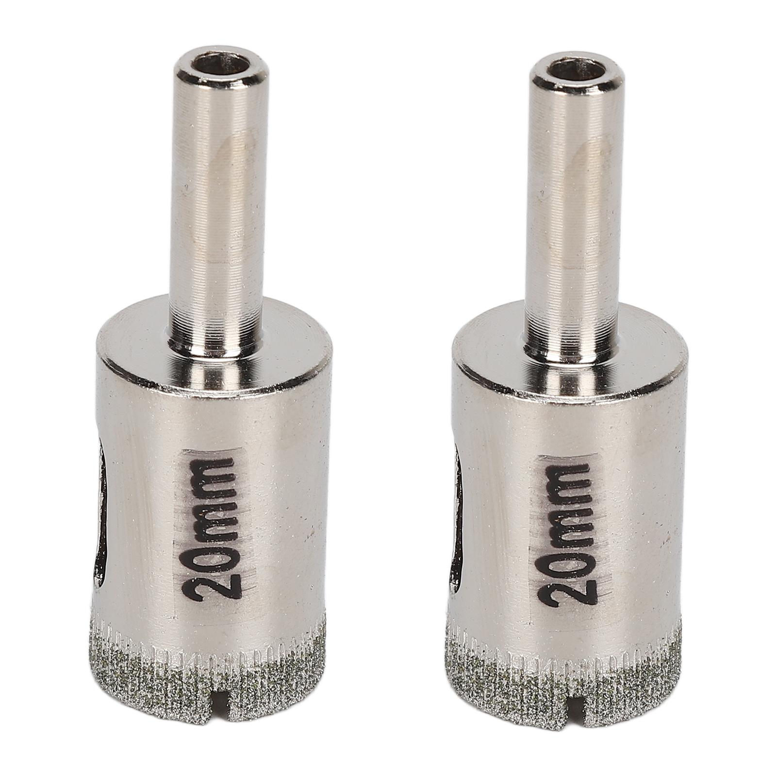 2-teiliges 20-mm-diamantbohrer-set Für Keramik, Glas Und Marmor, Lochsägen-set Mit Rundschaft