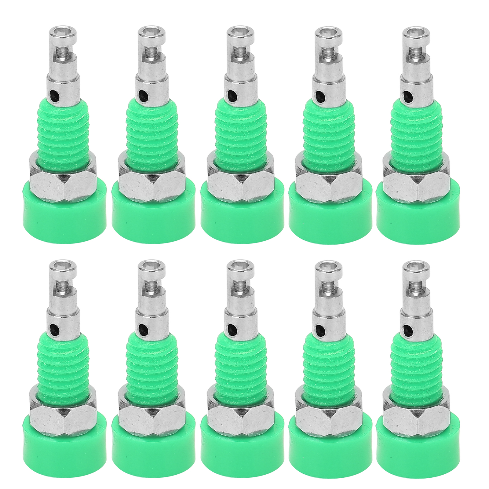 10 Stück 2-mm-bananenbuchsen-mini-anschlussklemmen Für Elektronische Instrumente, Grün