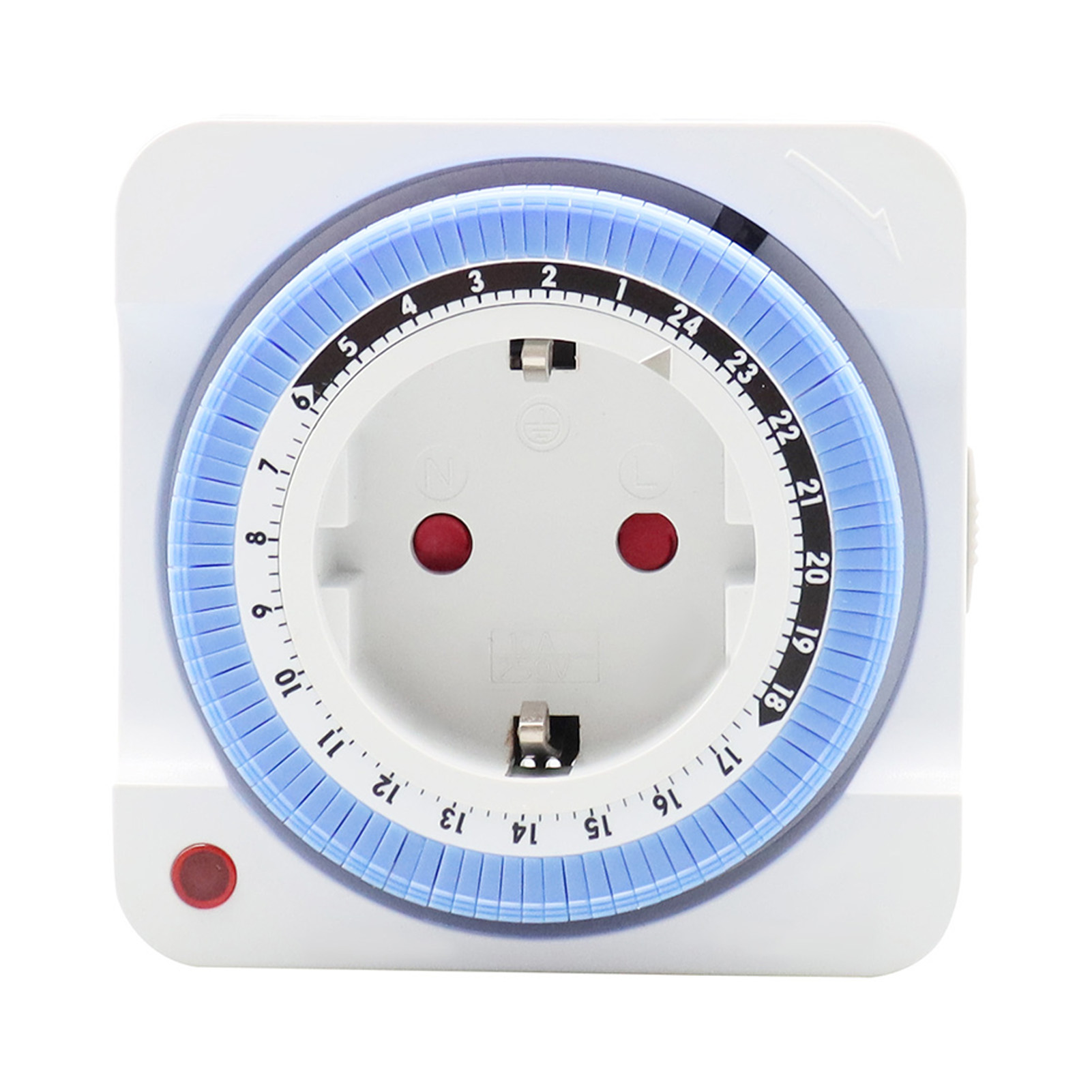Mechanischer 24-stunden-timer, Programmierbarer Stecker, Eu 230 V Für Elektrische Steuerung In Innenräumen