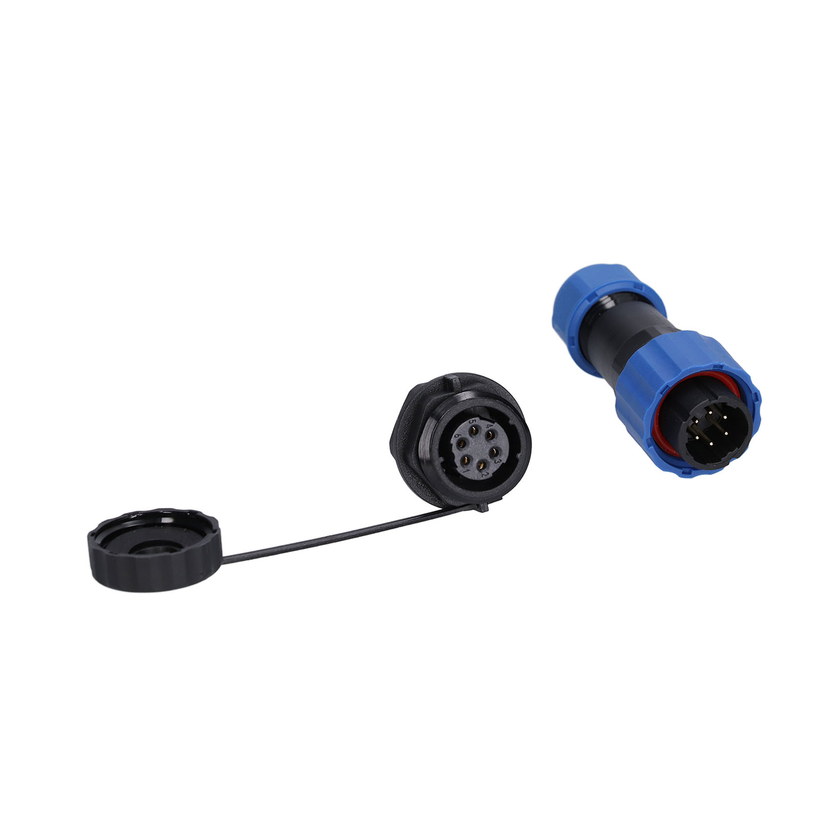 Kompakter Und Zuverlässiger 6-poliger Luftfahrtstecker Für Kommunikationsgeräte, Oxidationsbeständig