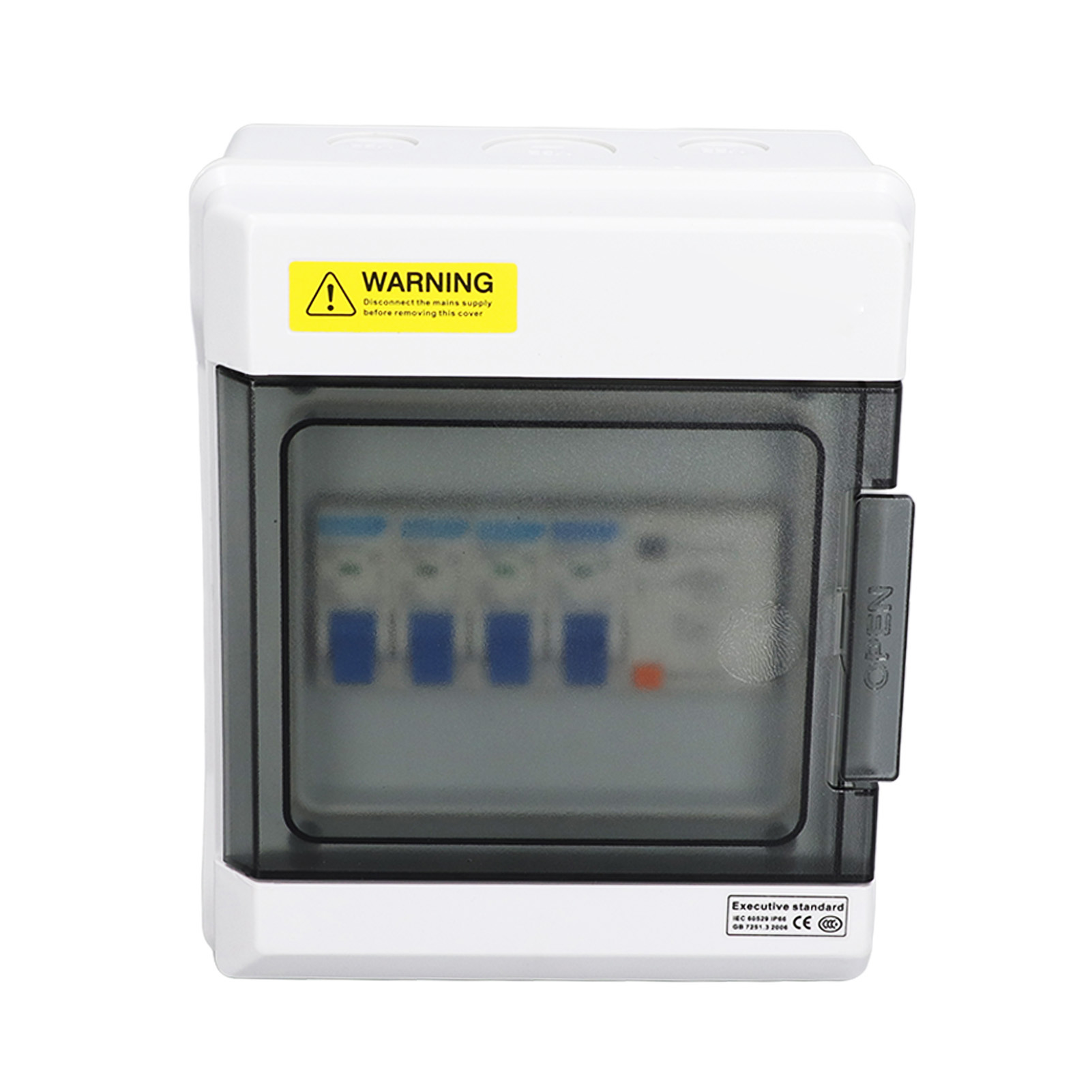Australischer 3-modul-schutzverteiler 230v 63a 30ma Fehlerstromschutzschalter + 3 Leitungsschutzschalter (6a+16a+32a)